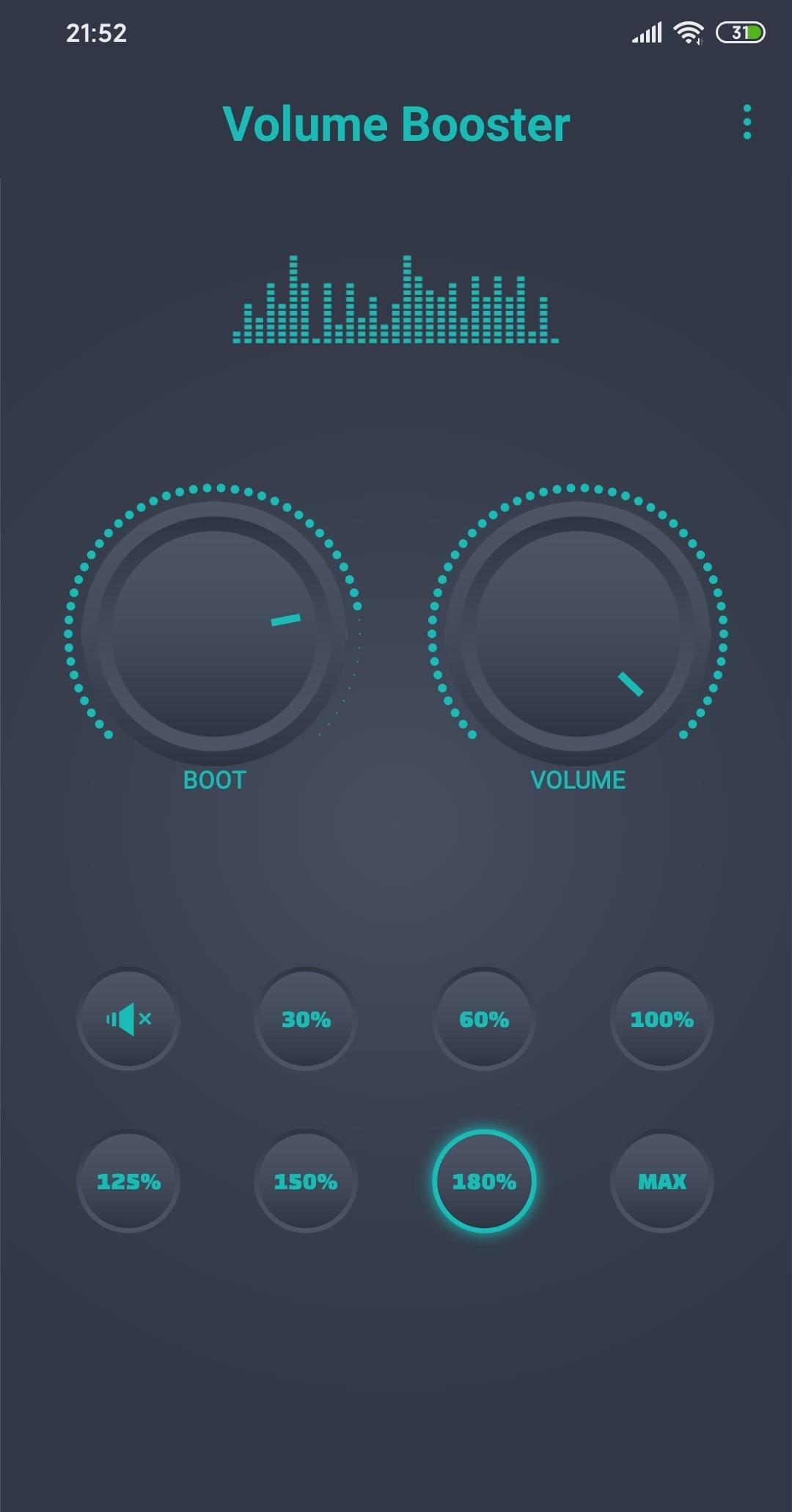 اسکرین شات 1 برنامه Volume booster - sound booster