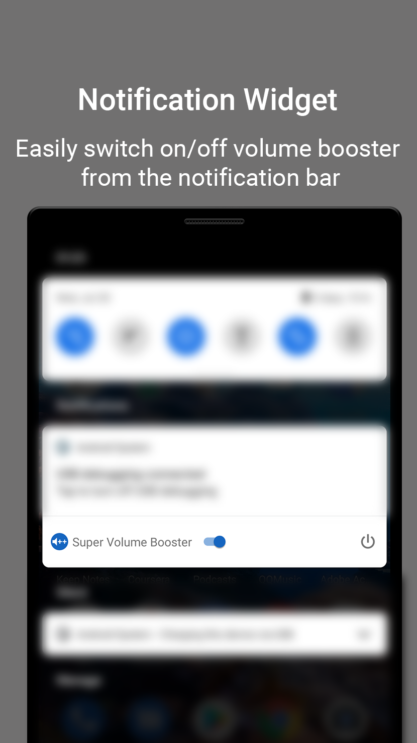 اسکرین شات 4 برنامه Volume+: Volume Booster, Sound