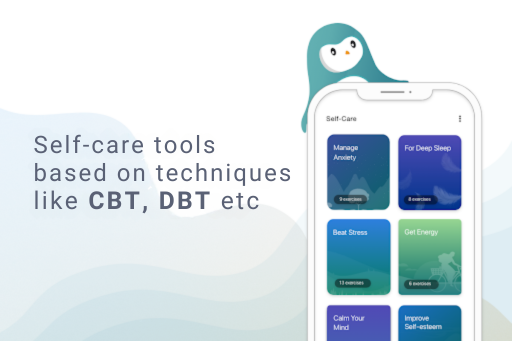 اسکرین شات 5 برنامه Wysa: Mental Wellbeing AI