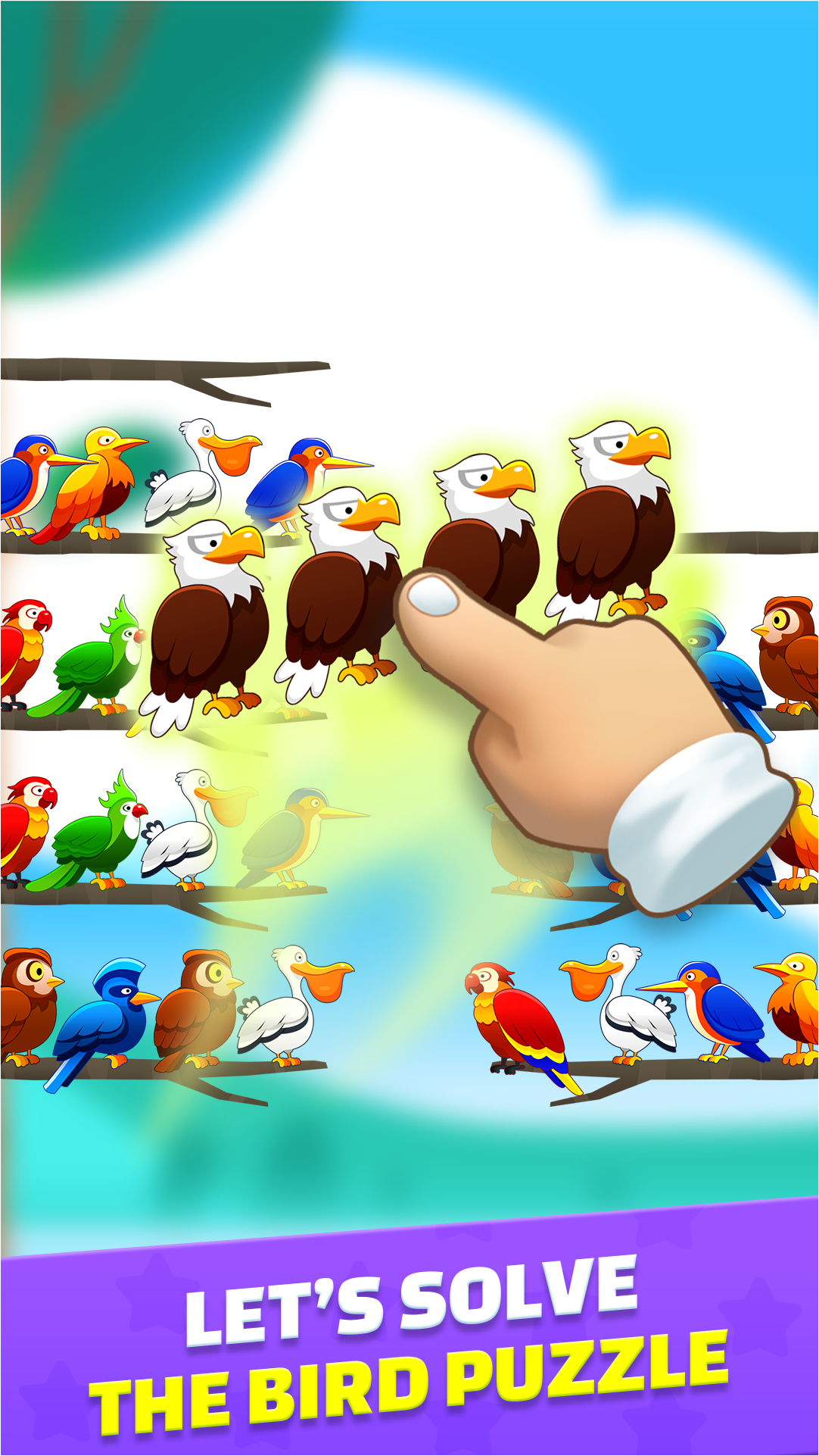 اسکرین شات 3 بازی Bird Color Sort Master