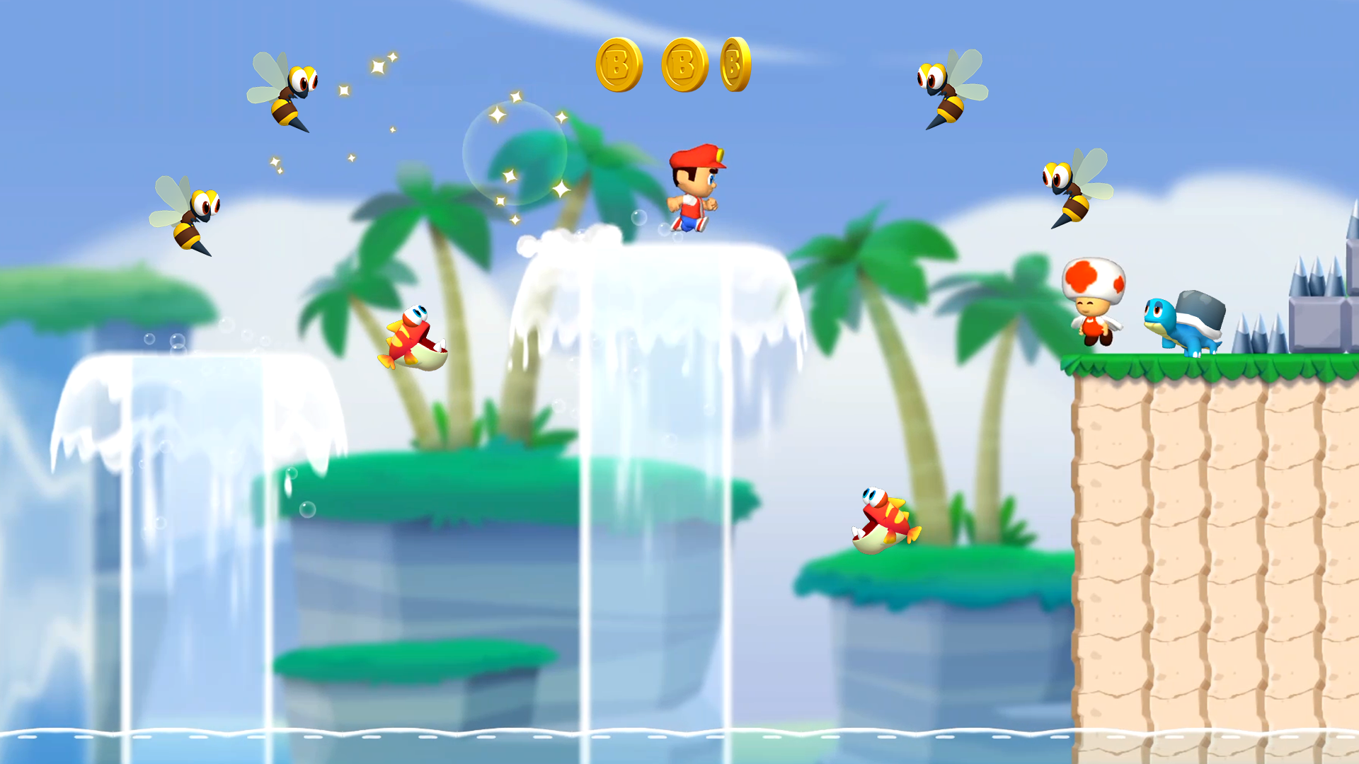 اسکرین شات 1 بازی Super Tony - 3D Jump and Run