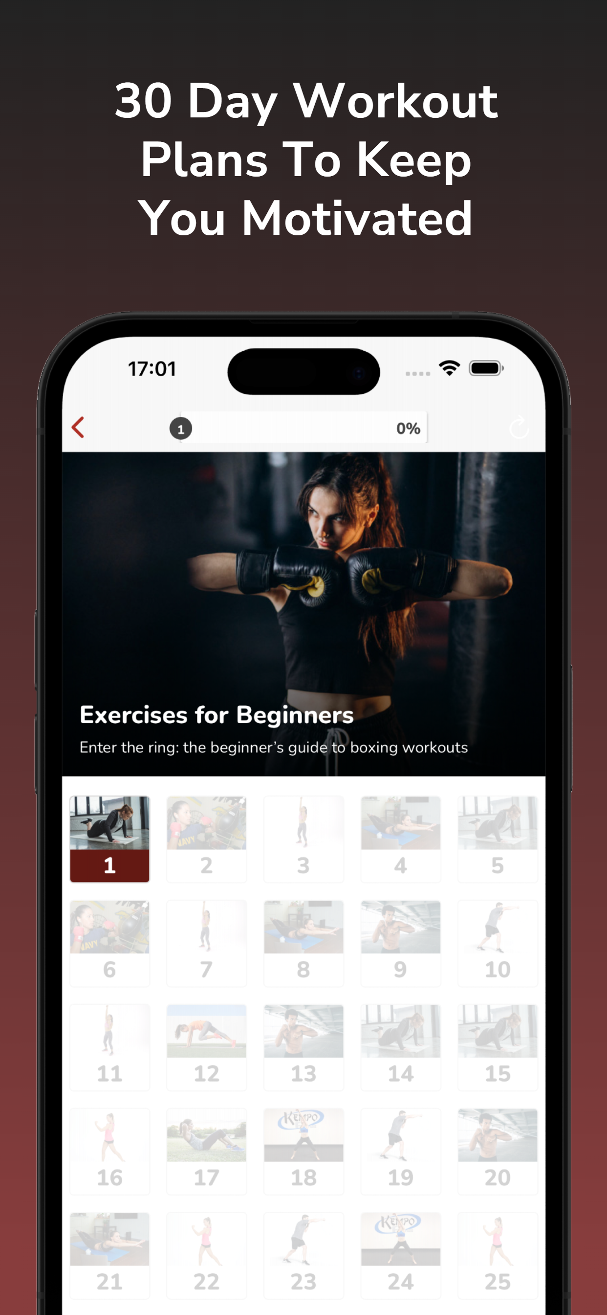 اسکرین شات 2 برنامه Train Like a Boxer - Workouts