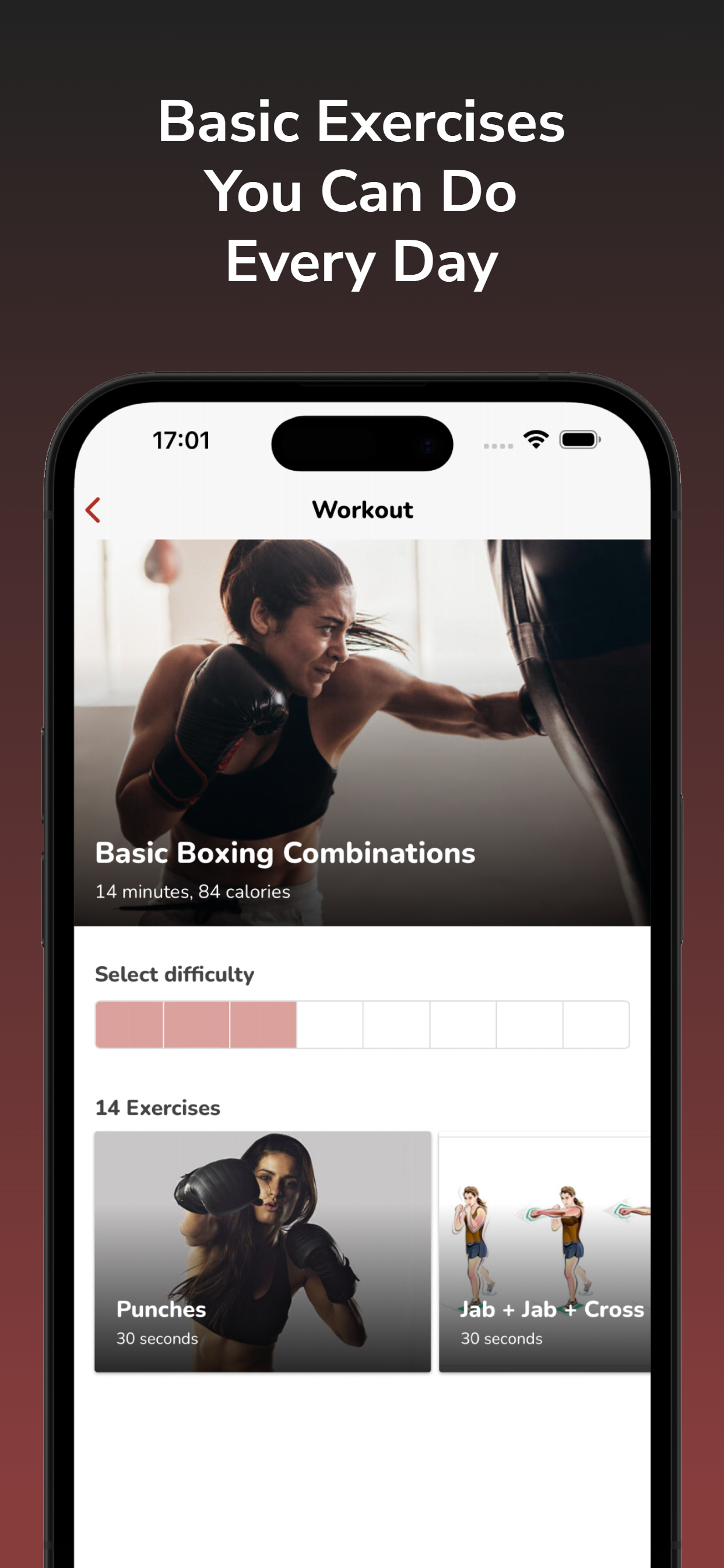 اسکرین شات 3 برنامه Train Like a Boxer - Workouts