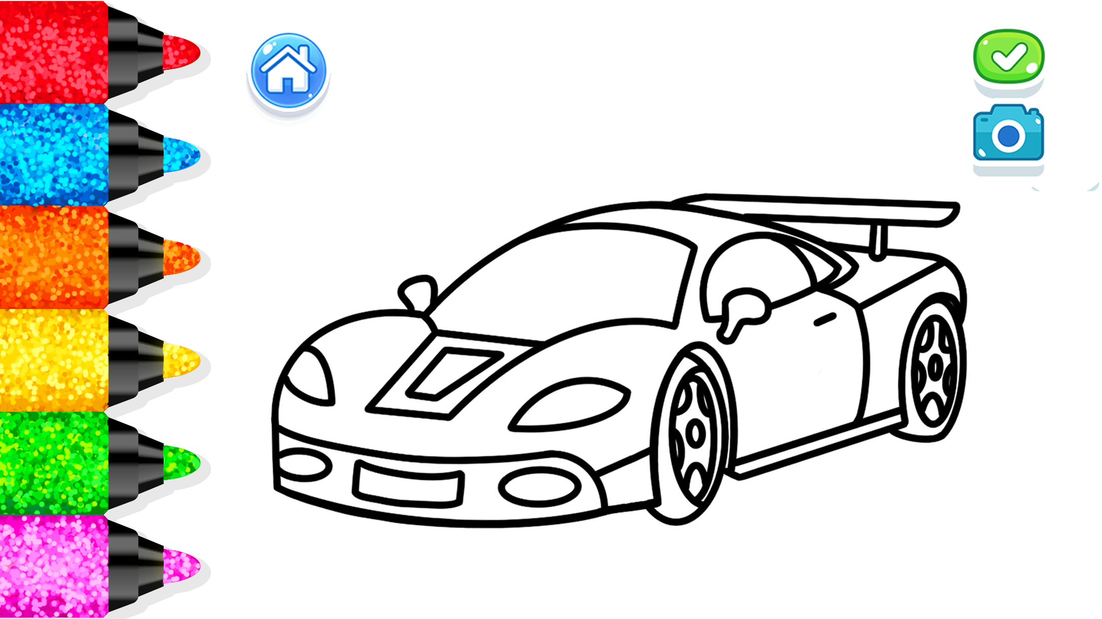 اسکرین شات 5 بازی Kids Coloring Pages For Boys
