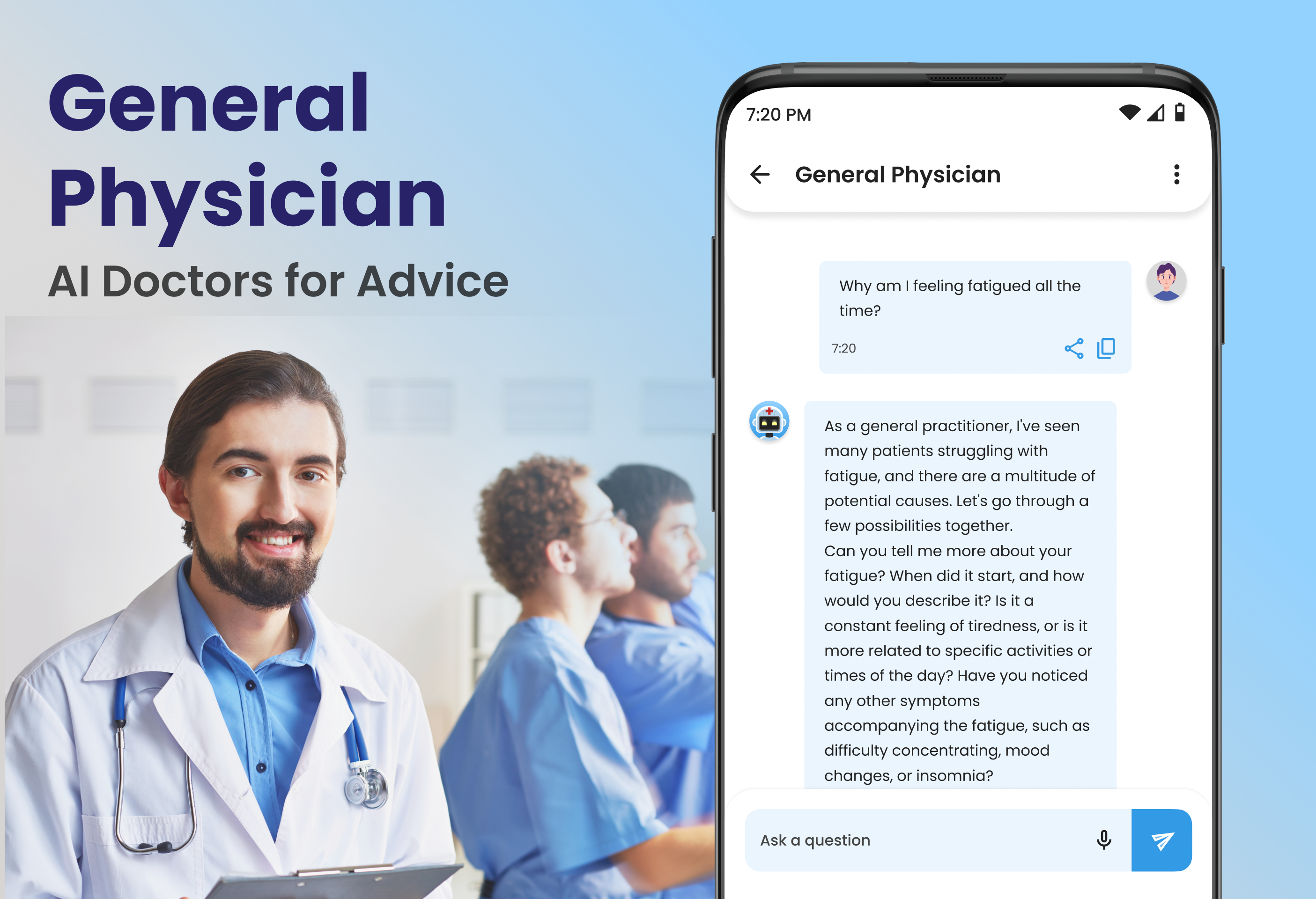 اسکرین شات 3 برنامه AI Health Assistant