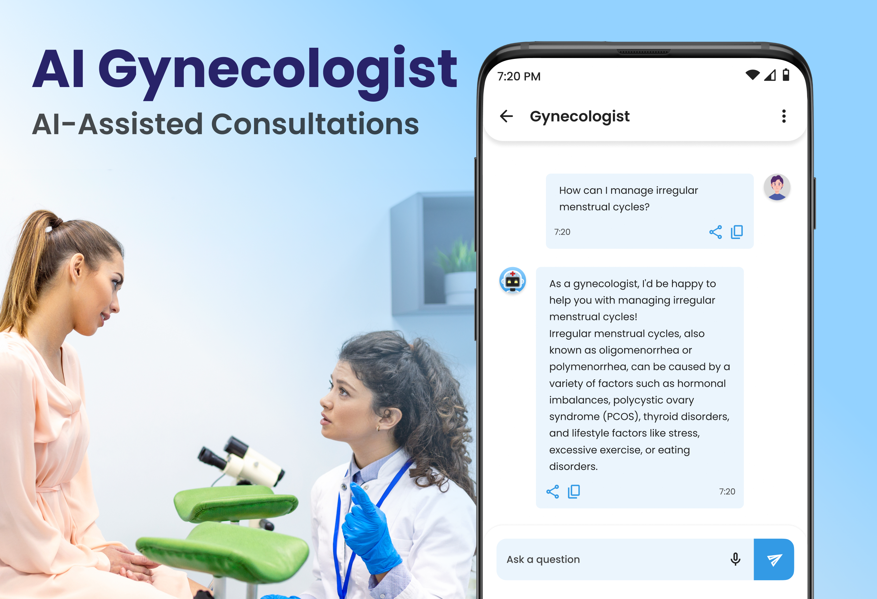 اسکرین شات 2 برنامه AI Health Assistant