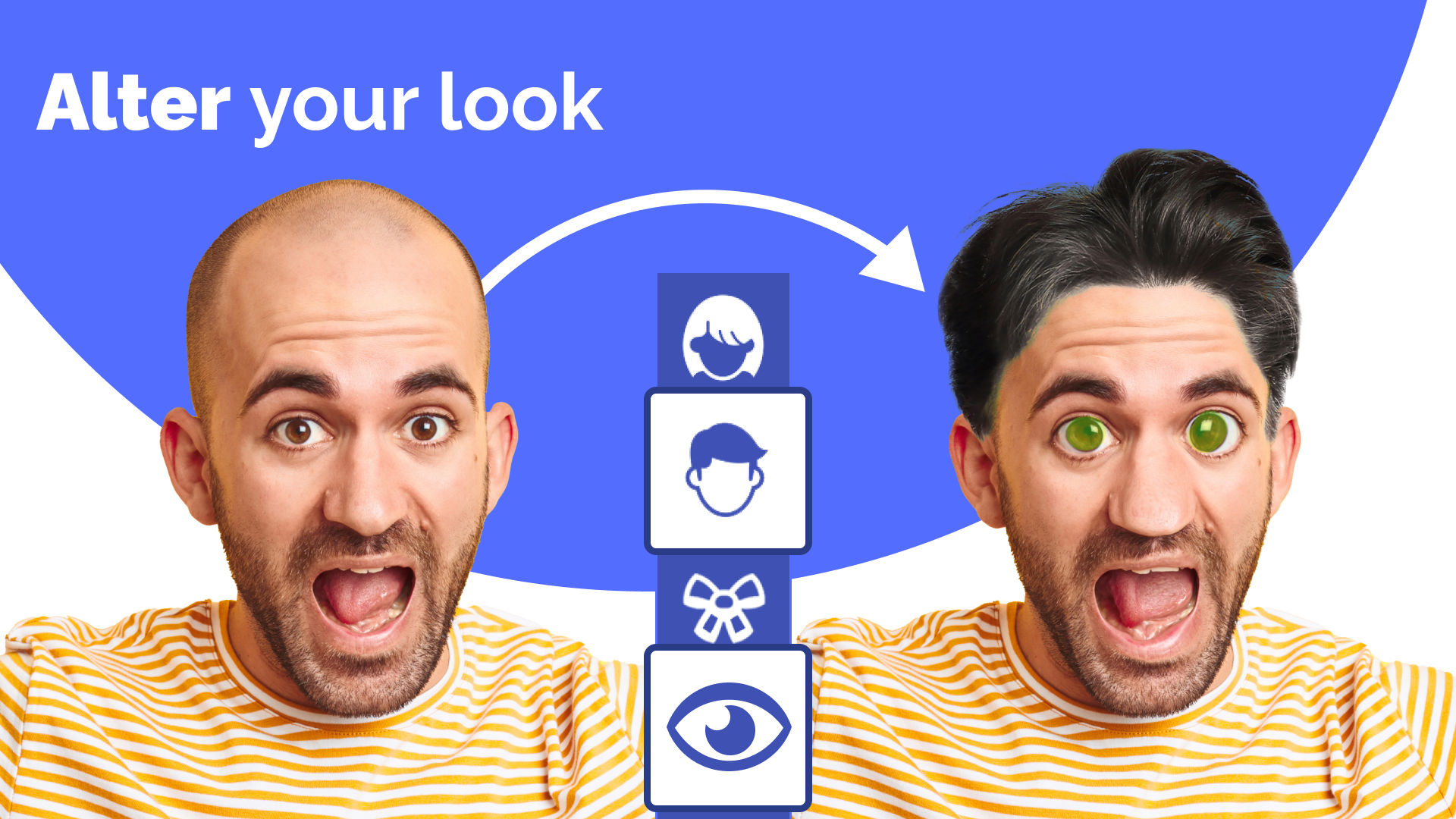 اسکرین شات 4 برنامه Face Changer - My Fake Look