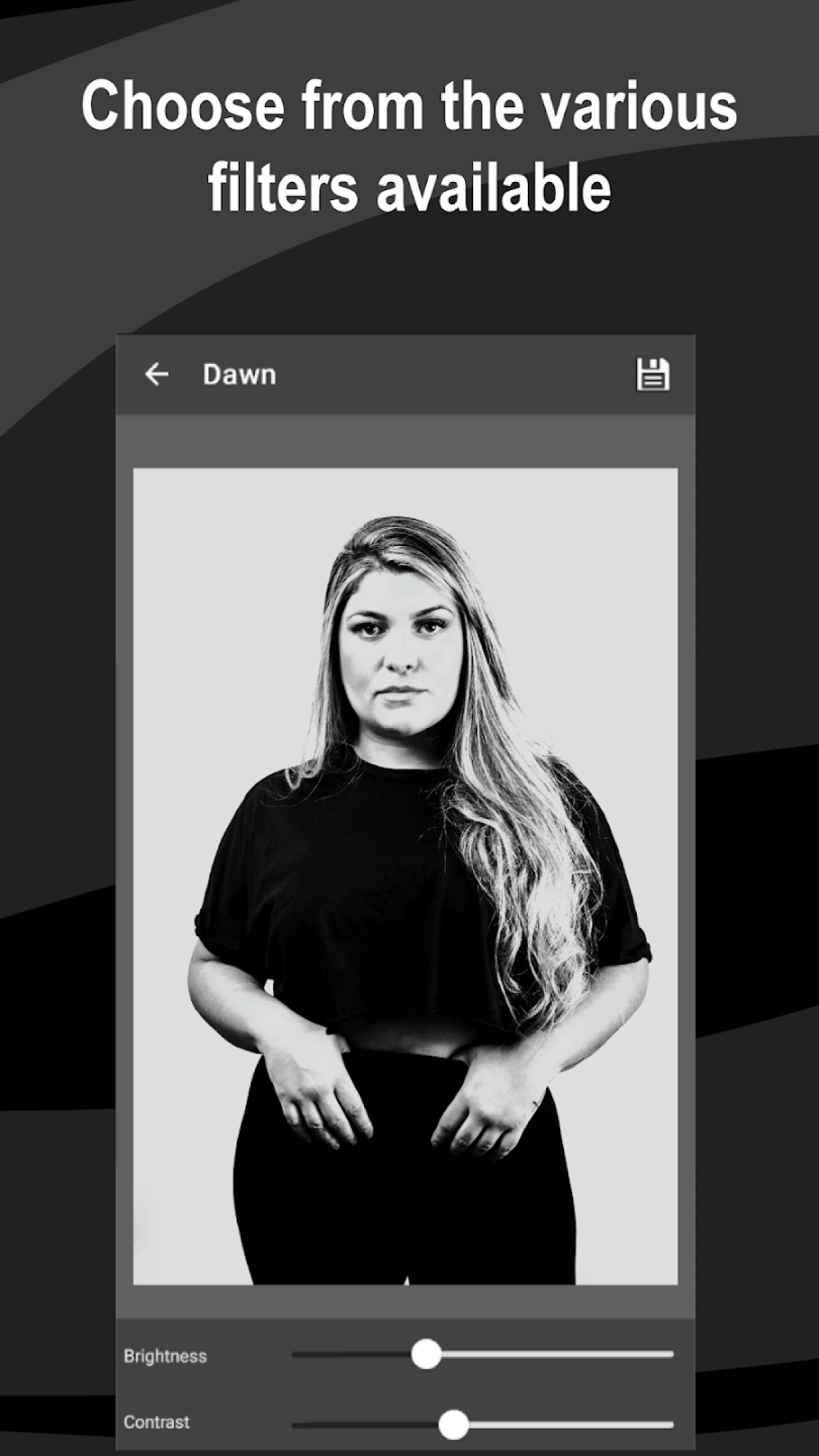 اسکرین شات 3 برنامه Black and White Photo Editor