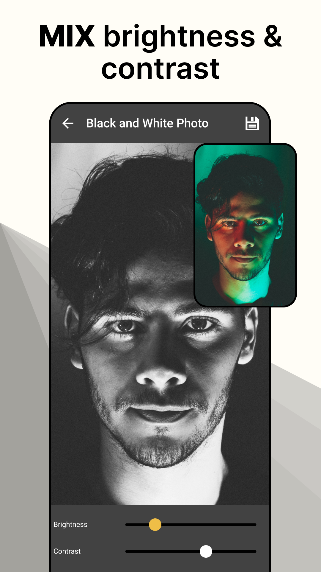 اسکرین شات 5 برنامه Black and White Photo Editor