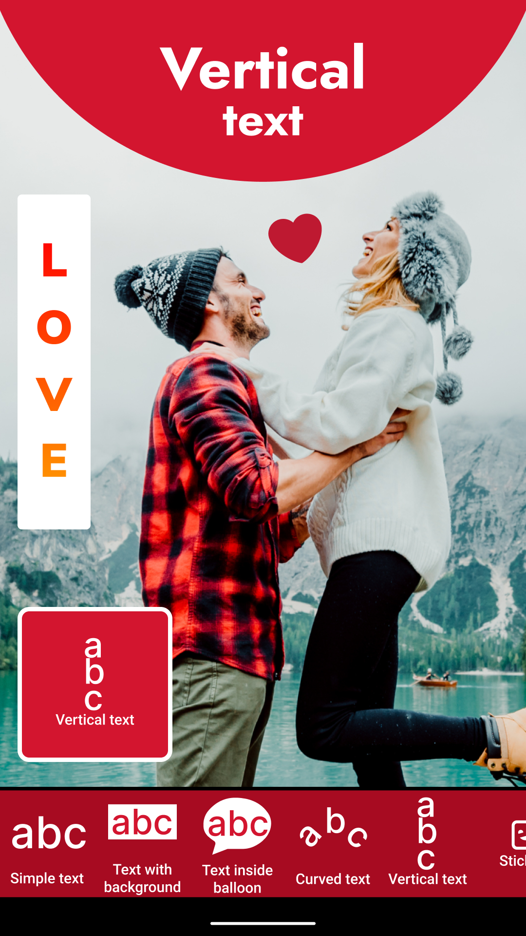 اسکرین شات 7 برنامه Add Text on Photo