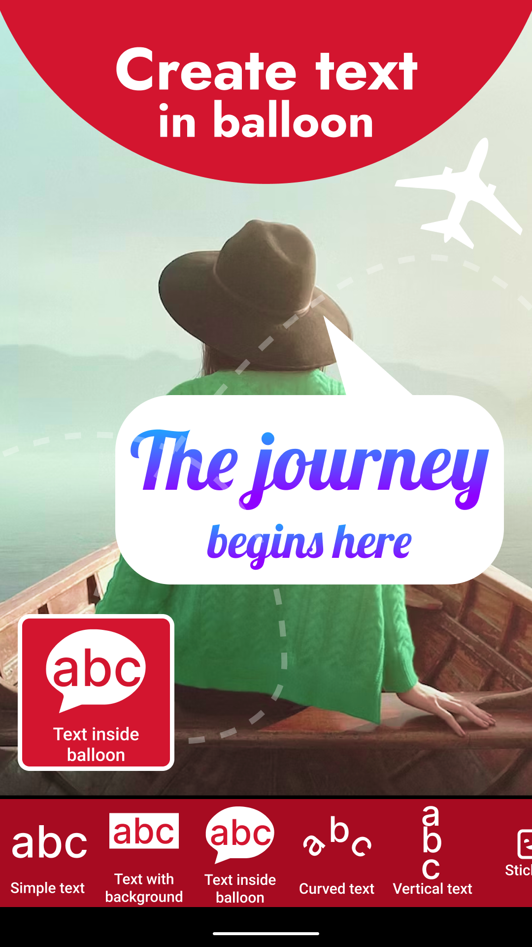 اسکرین شات 5 برنامه Add Text on Photo