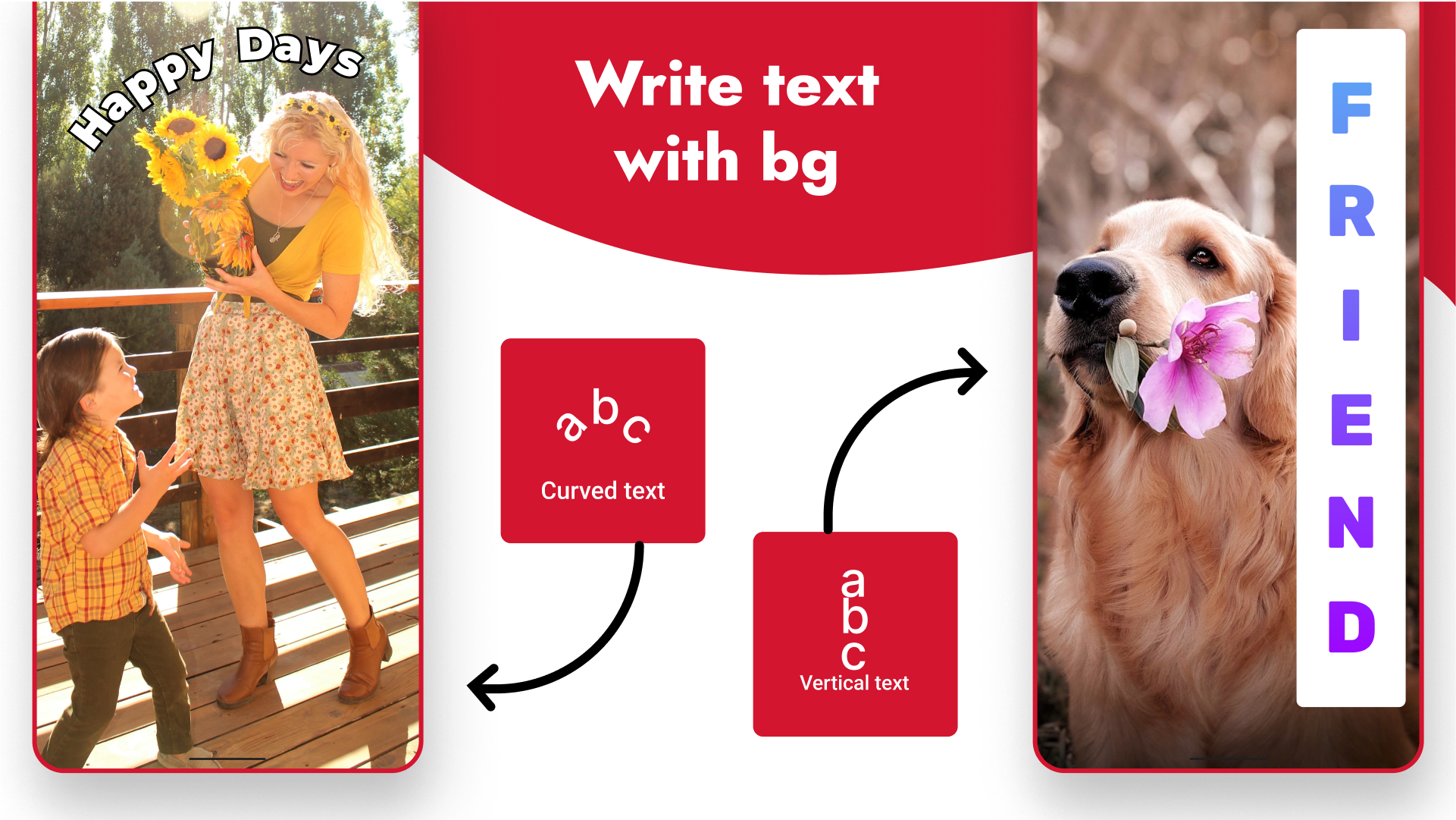 اسکرین شات 2 برنامه Add Text on Photo