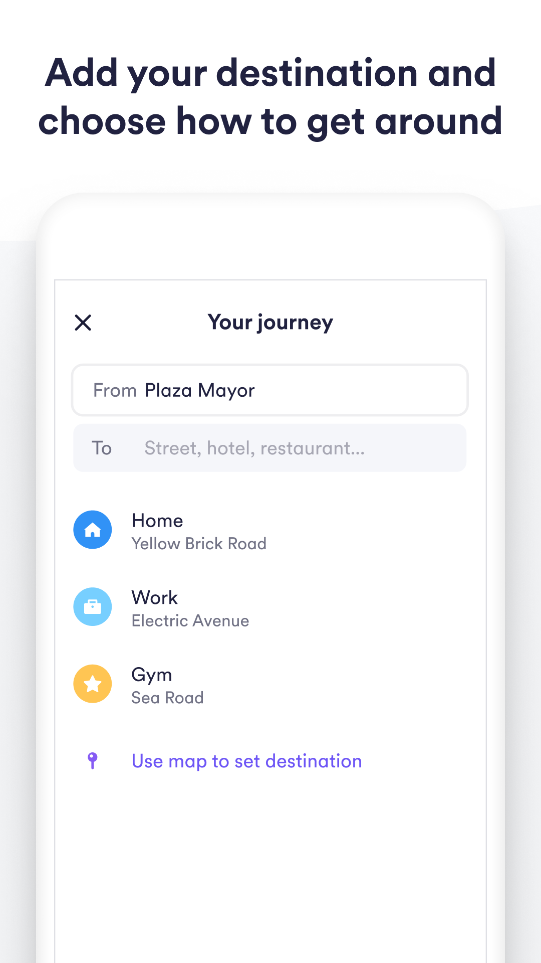 اسکرین شات 4 برنامه Easy Taxi, a Cabify app