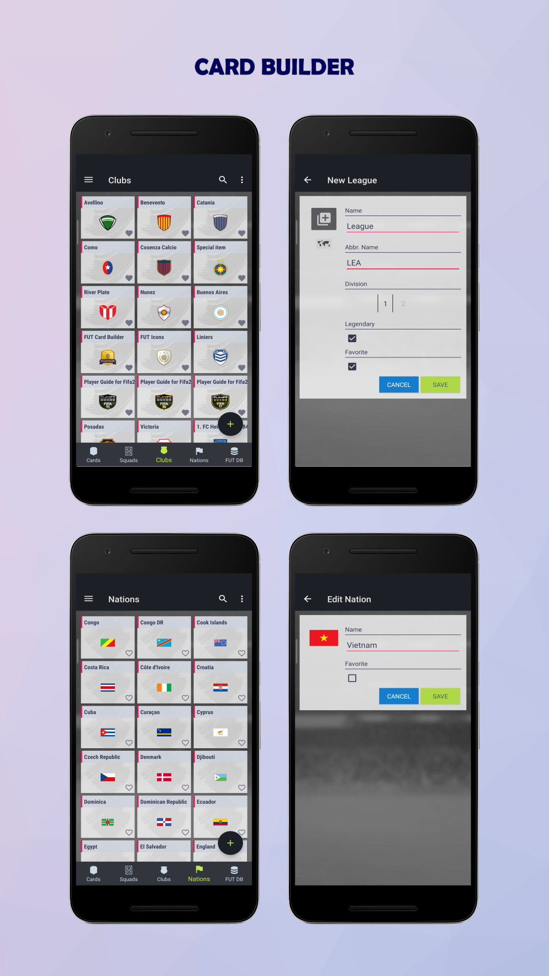 اسکرین شات 5 بازی UT Card Builder 25