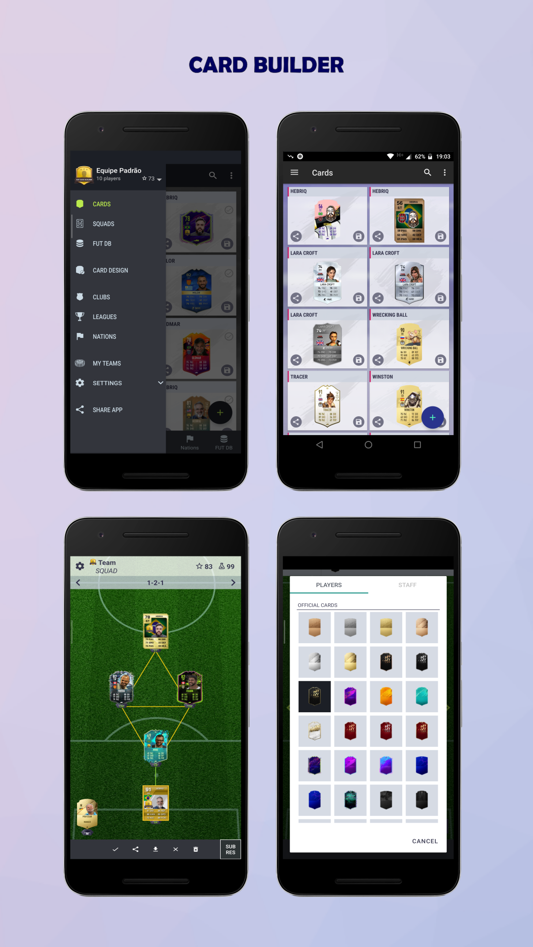 اسکرین شات 6 بازی UT Card Builder 25