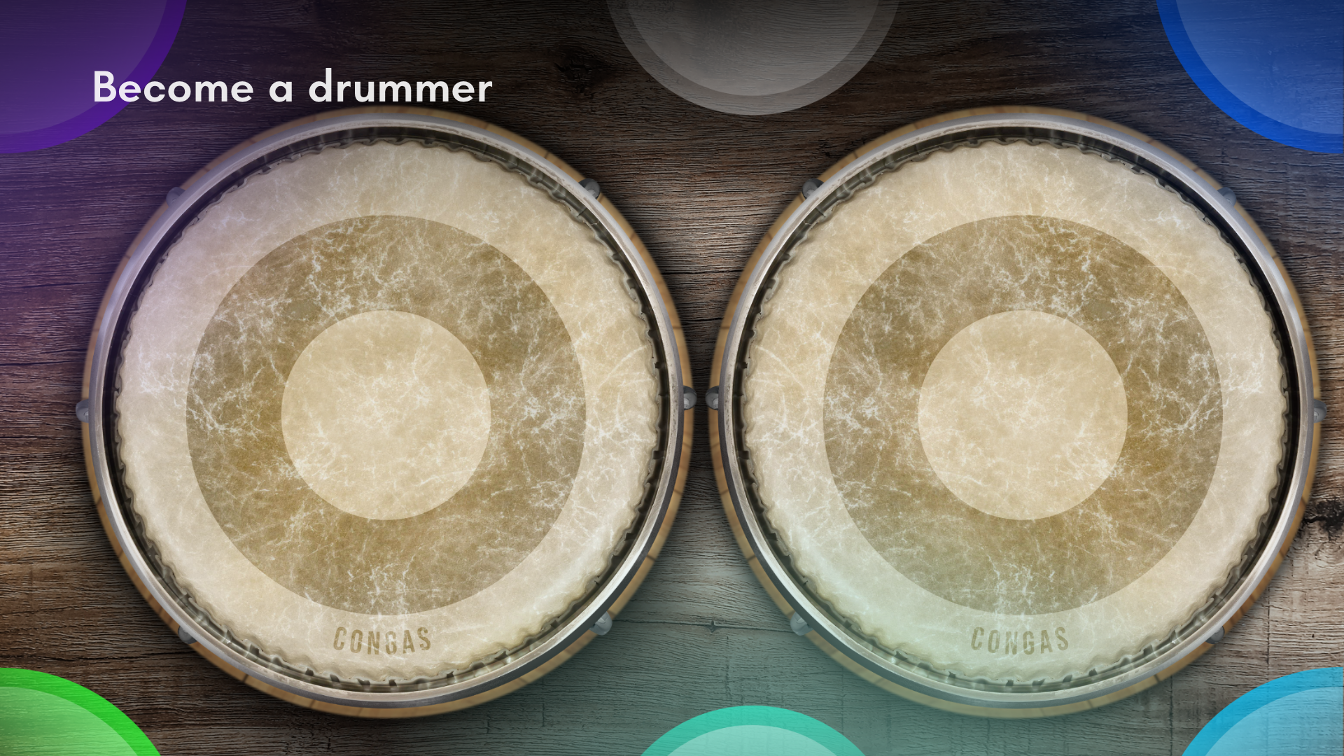 اسکرین شات 5 برنامه Congas & Bongos: percussions