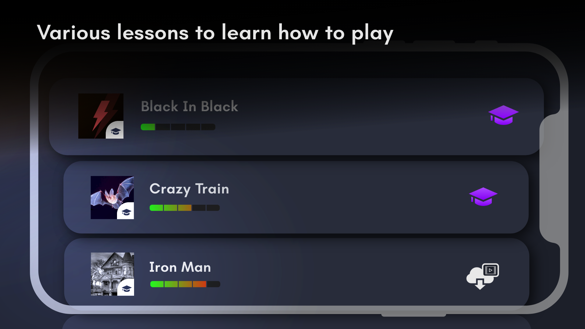 اسکرین شات 2 برنامه Real Bass electric bass guitar