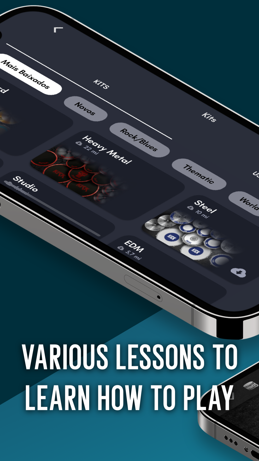 اسکرین شات 5 بازی Real Drum electronic drums set