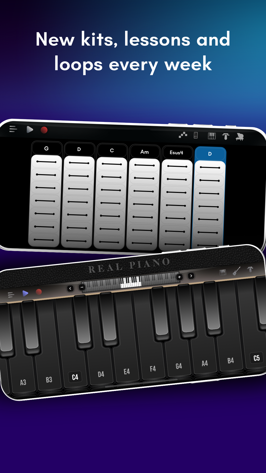 اسکرین شات 6 بازی Real Piano electronic keyboard