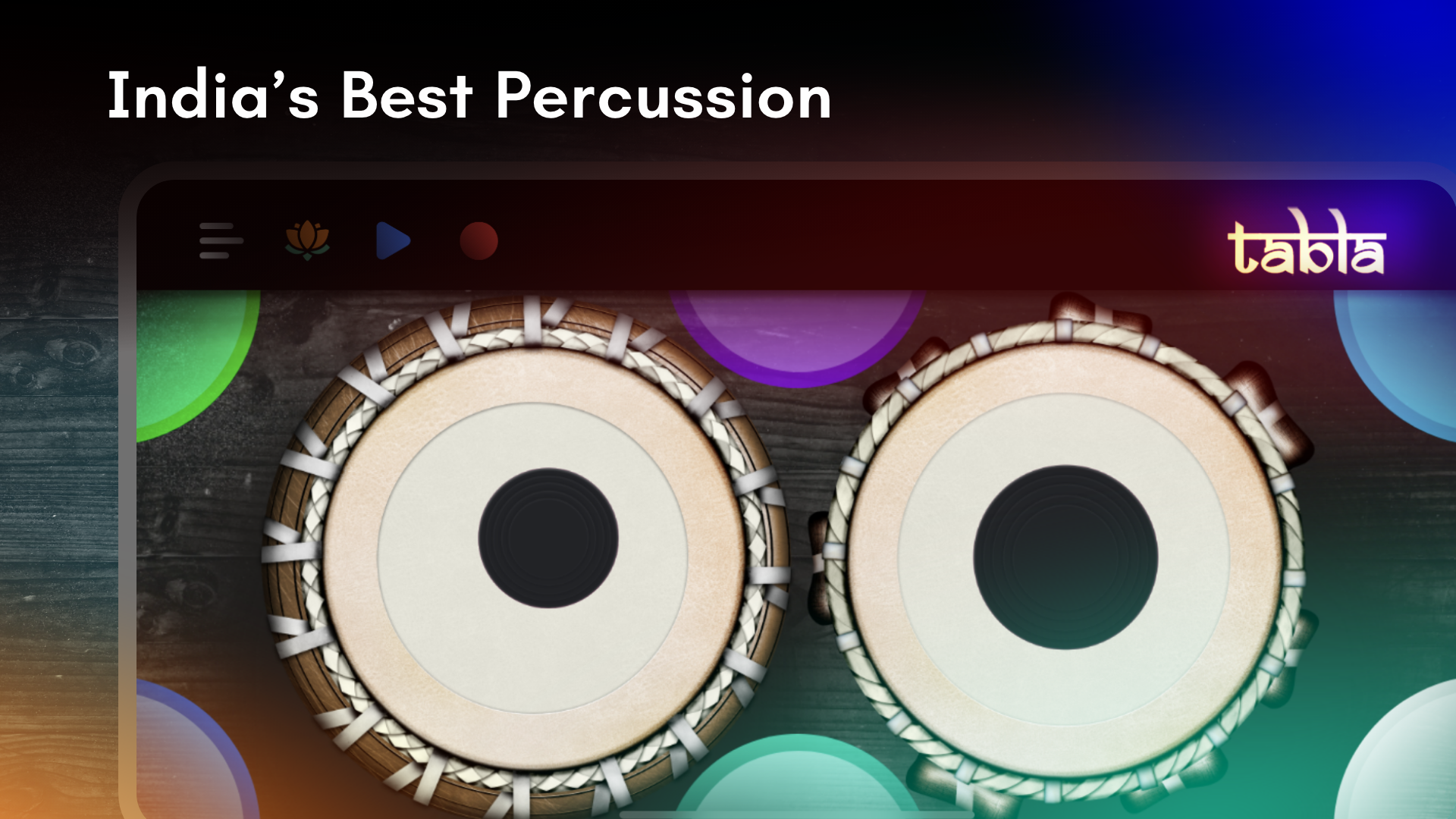 اسکرین شات 1 برنامه Tabla: India's mystical drum