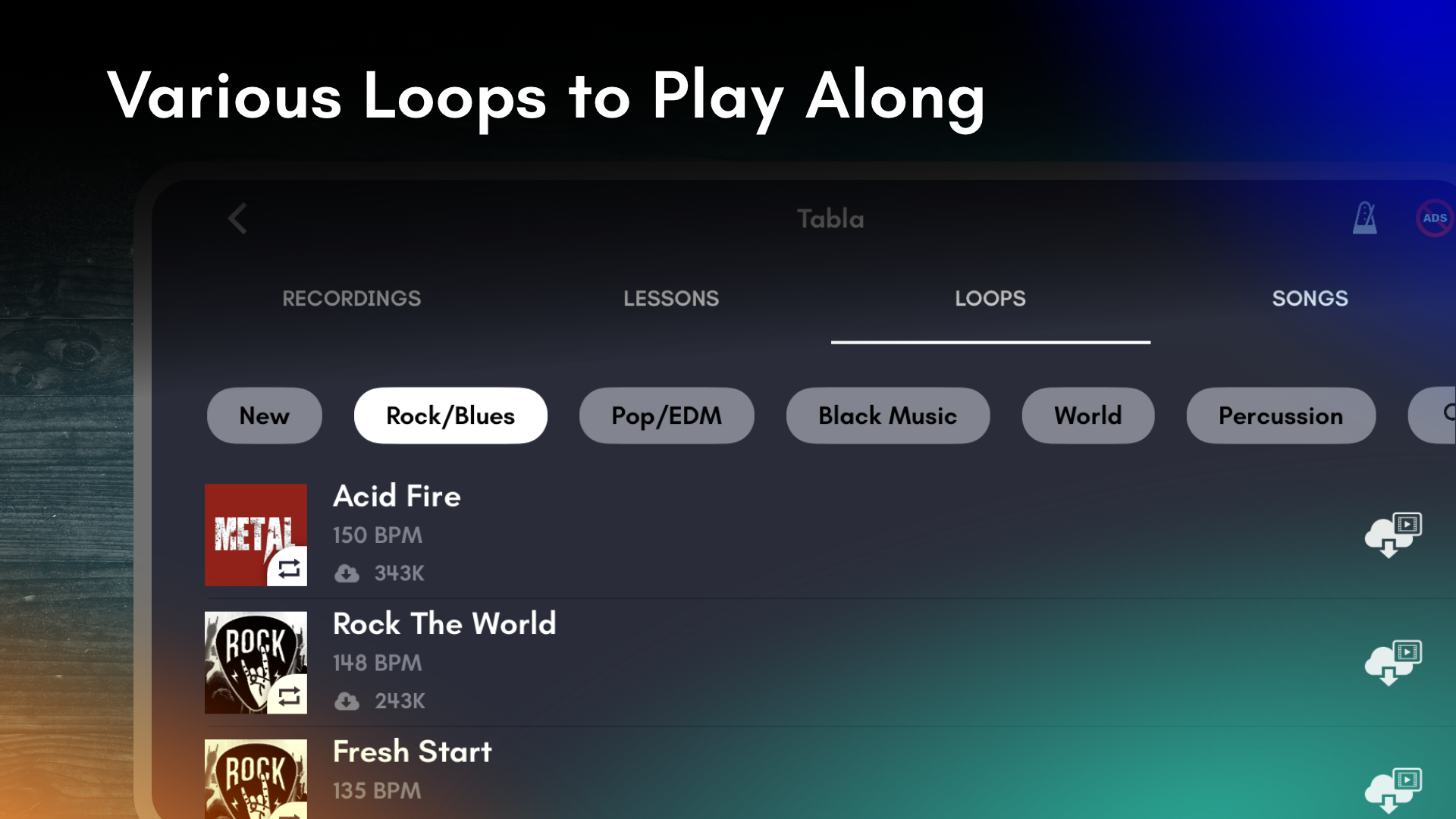 اسکرین شات 5 برنامه Tabla: India's mystical drum