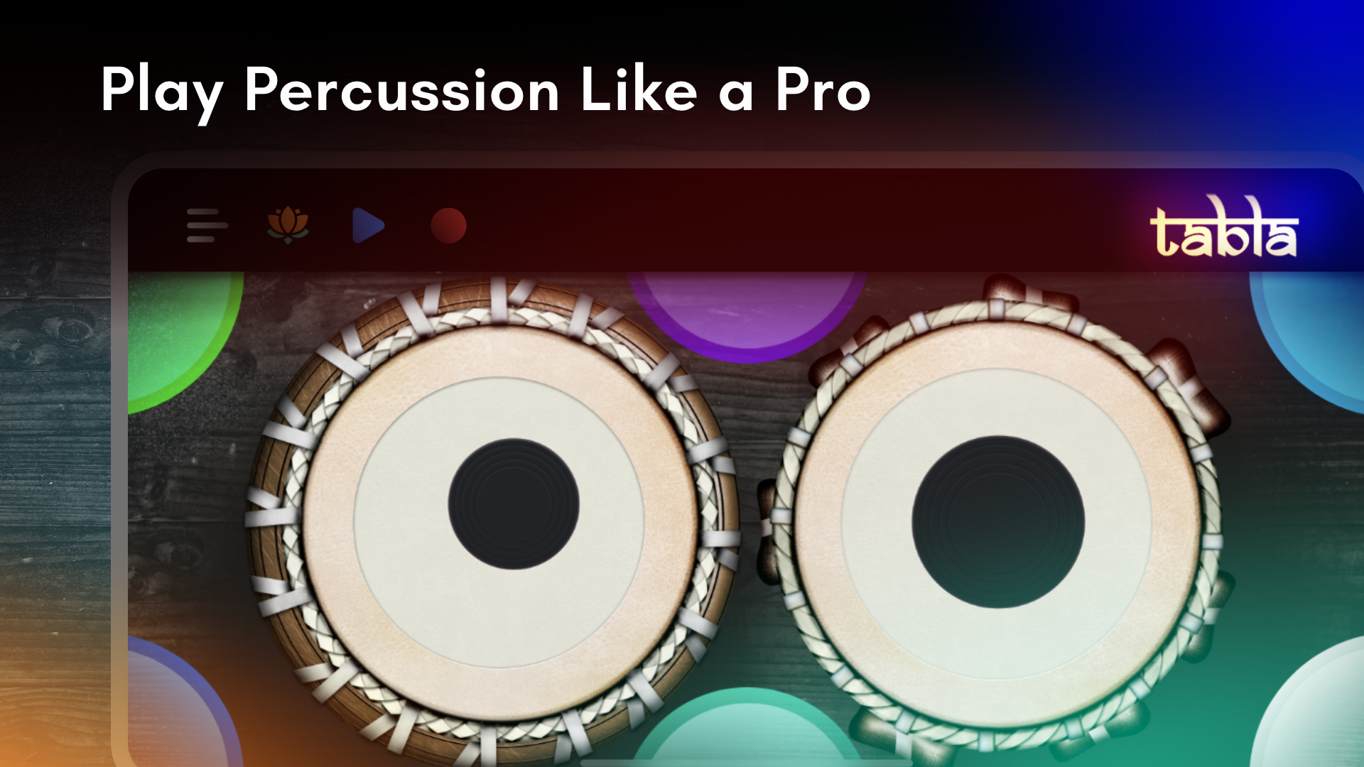 اسکرین شات 4 برنامه Tabla: India's mystical drum