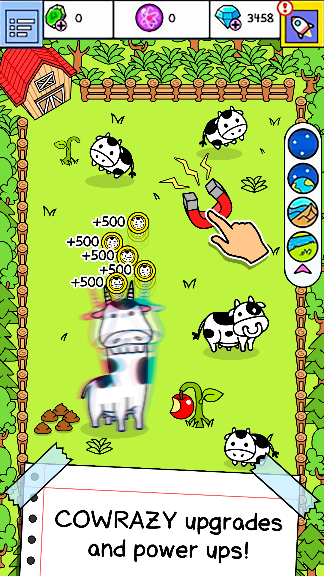 اسکرین شات 3 بازی Cow Evolution: Idle Merge Game