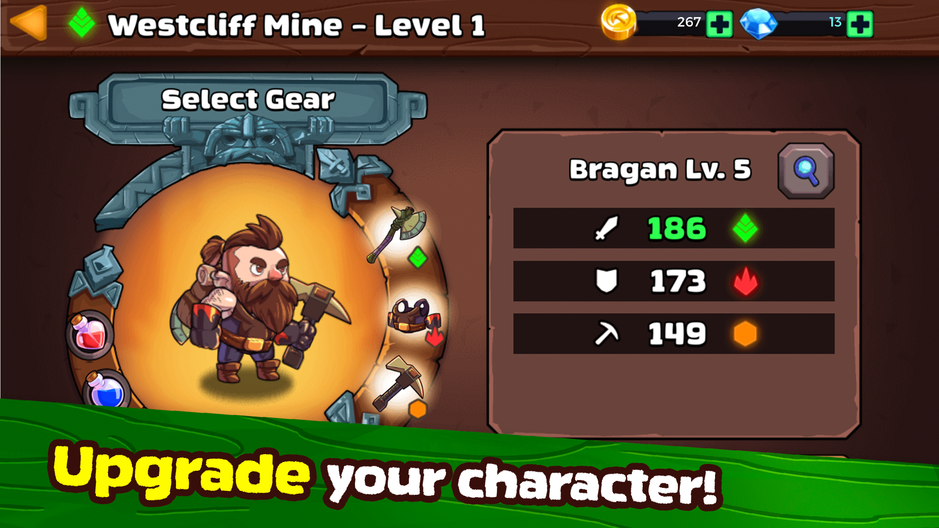 اسکرین شات 3 بازی Mine Quest 2: RPG Mining Game