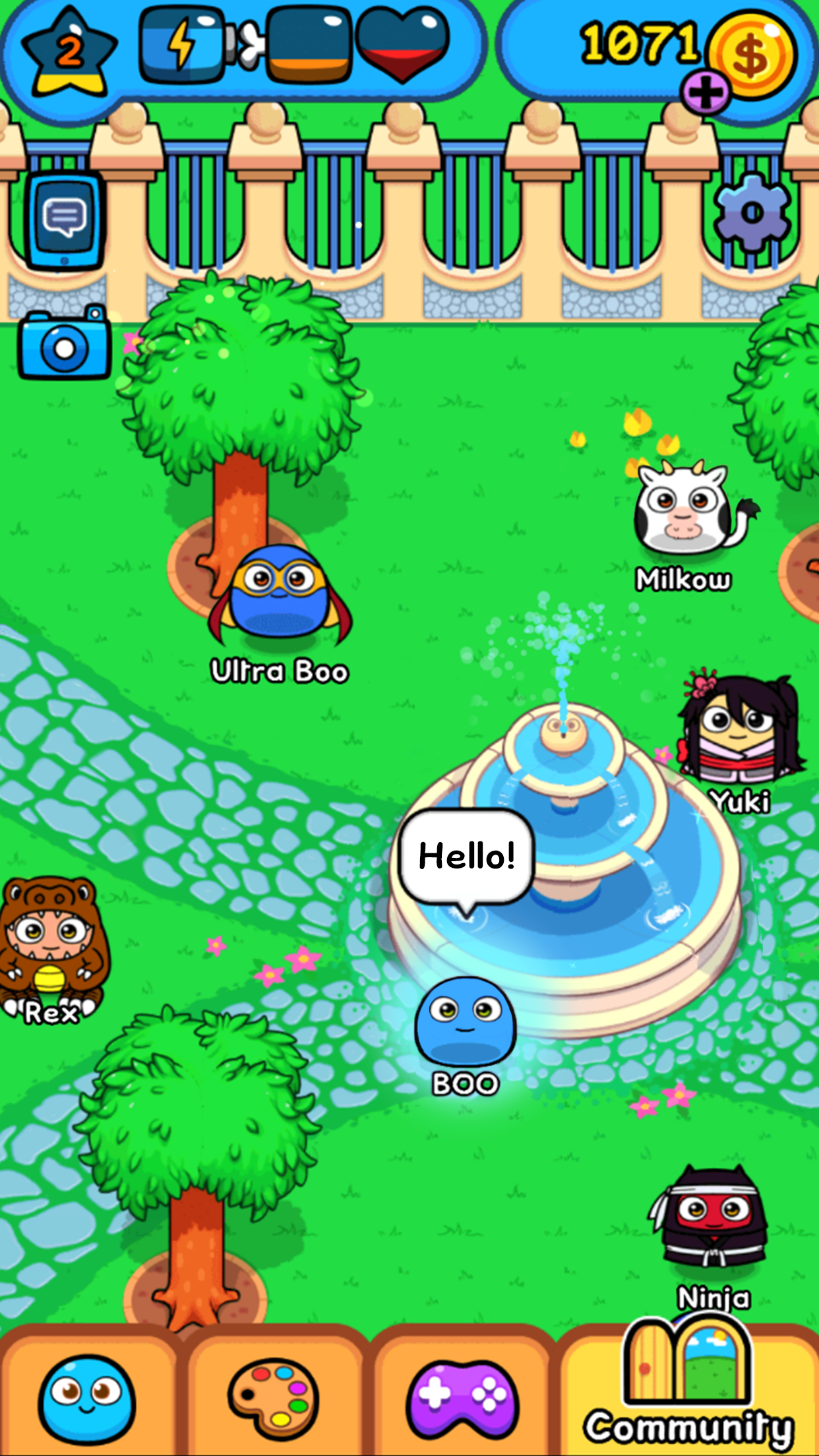 اسکرین شات 4 بازی My Boo: Virtual Pet Care Game