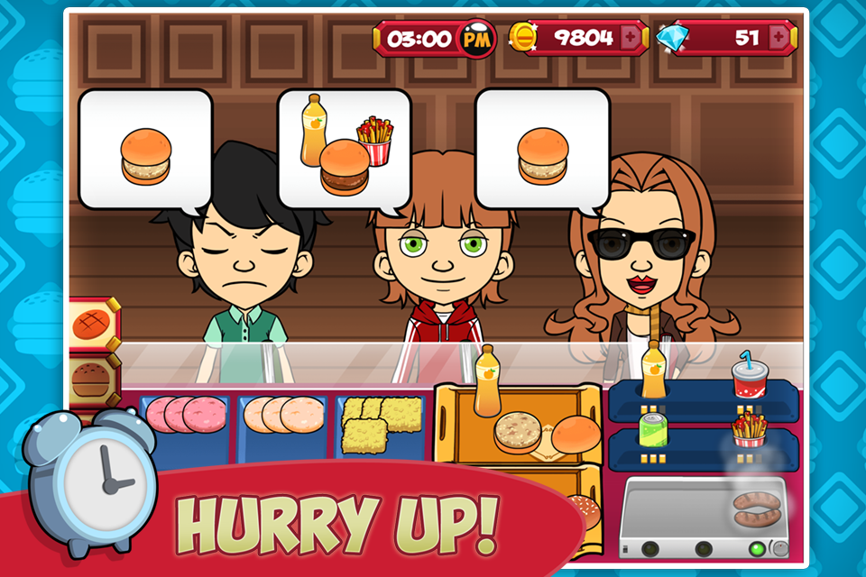 اسکرین شات 2 بازی My Burger Shop: Fast Food Game
