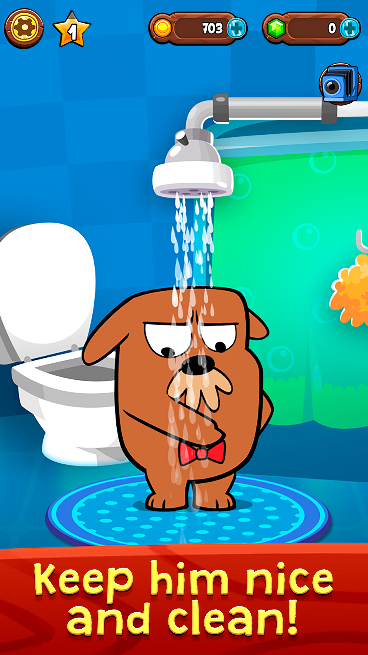 اسکرین شات 4 بازی My Grumpy: Funny Virtual Pet