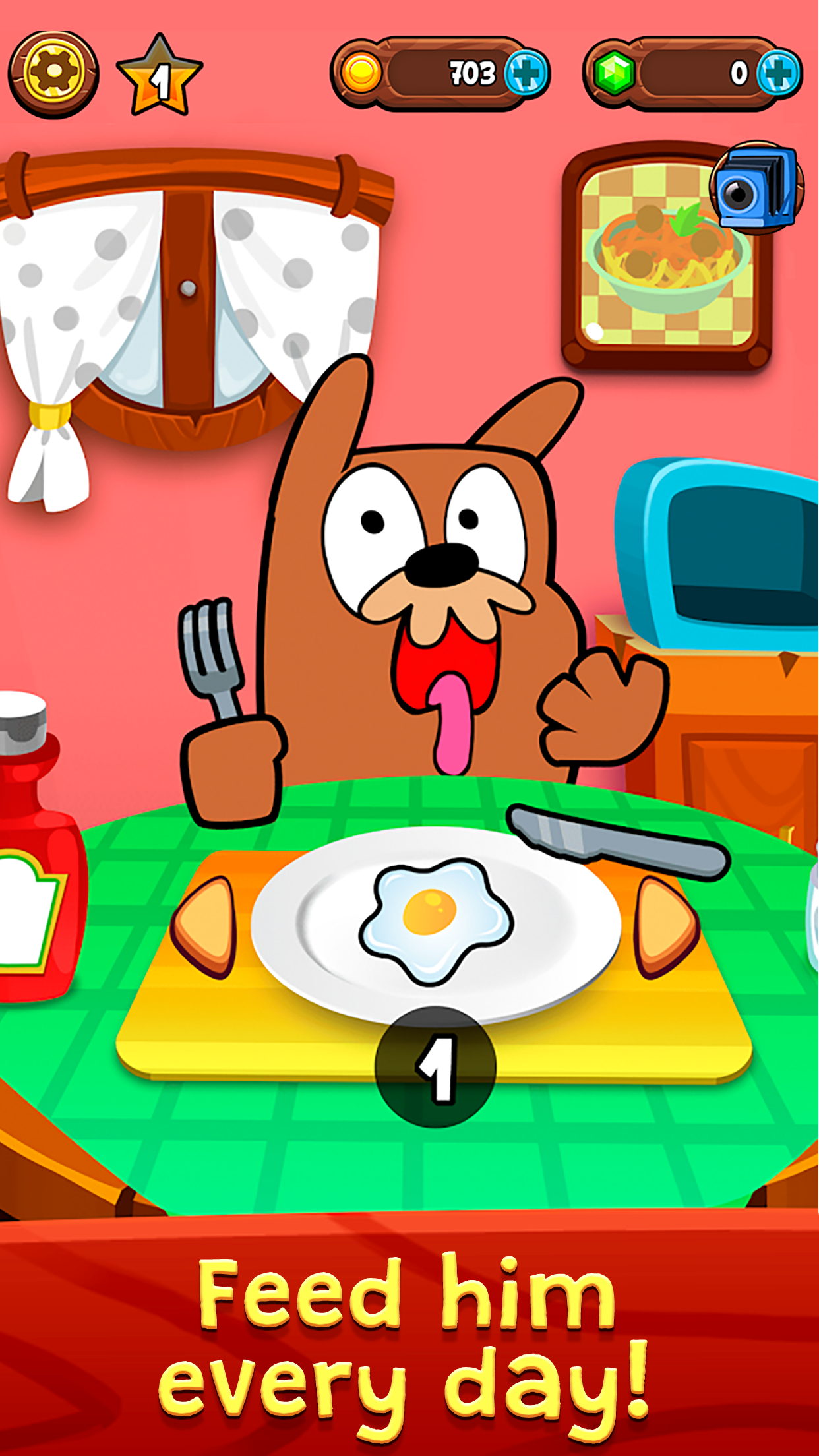 اسکرین شات 2 بازی My Grumpy: Funny Virtual Pet