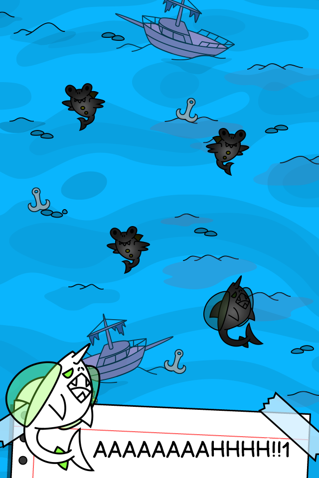 اسکرین شات 3 بازی Shark Evolution: Idle Game
