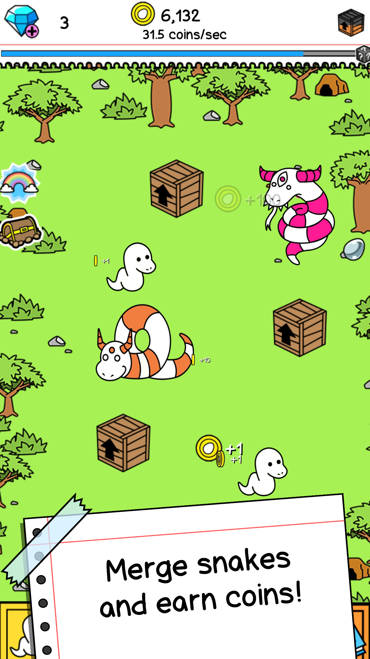 اسکرین شات 2 بازی Snake Evolution: Idle Merge IO