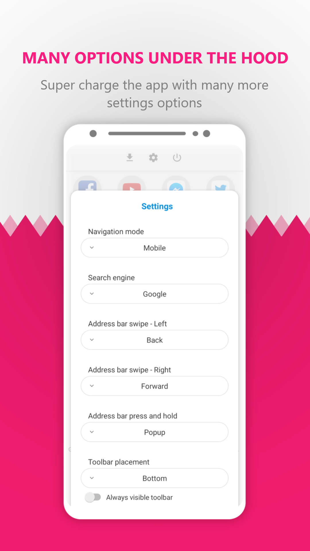 اسکرین شات 7 برنامه Orions - Privacy Browser
