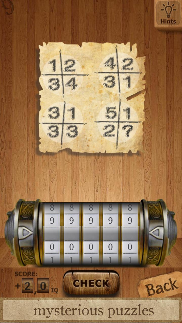 اسکرین شات 4 بازی IQ Test - Cryptex Challenge