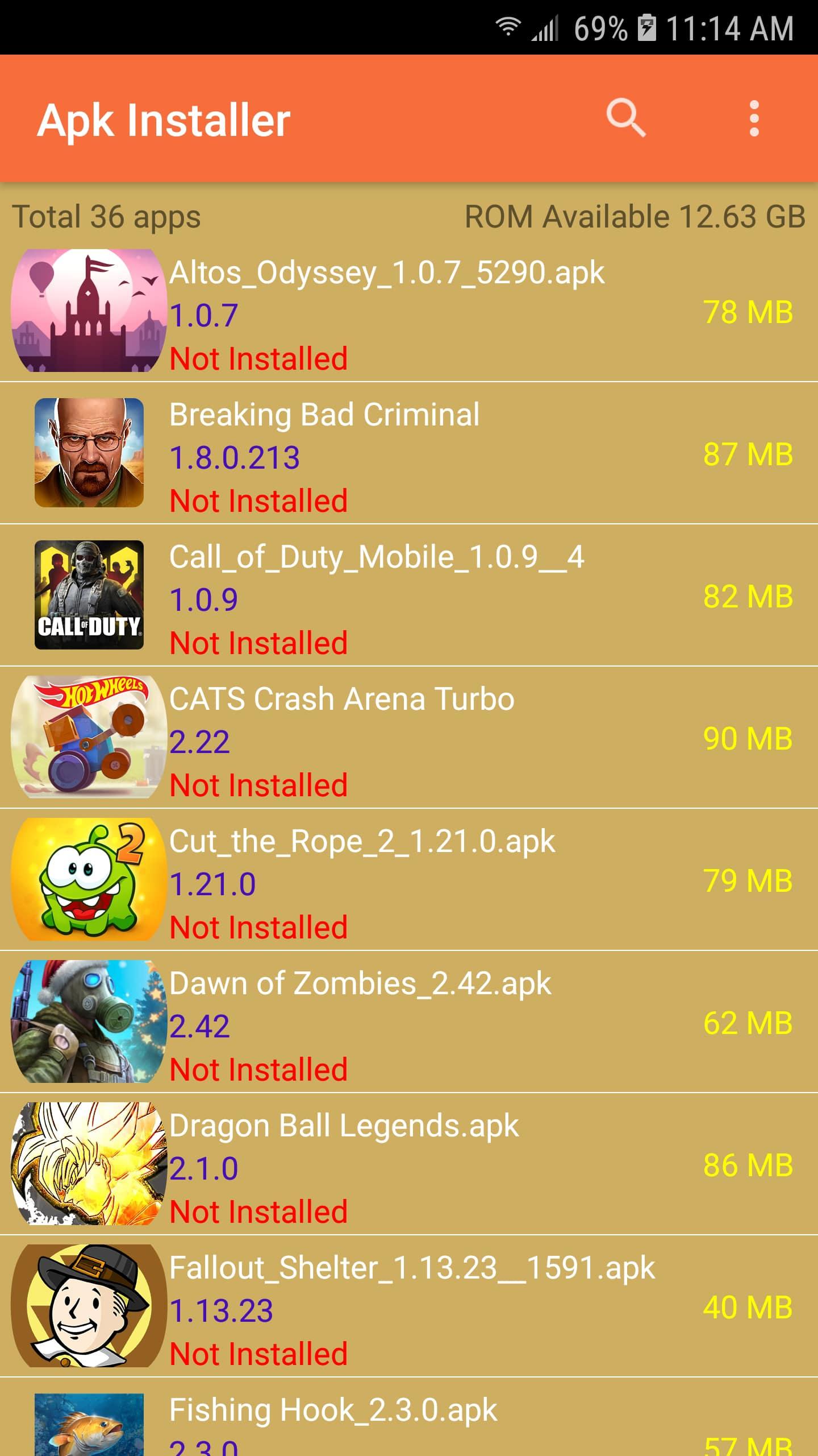 اسکرین شات 2 برنامه Apk Installer