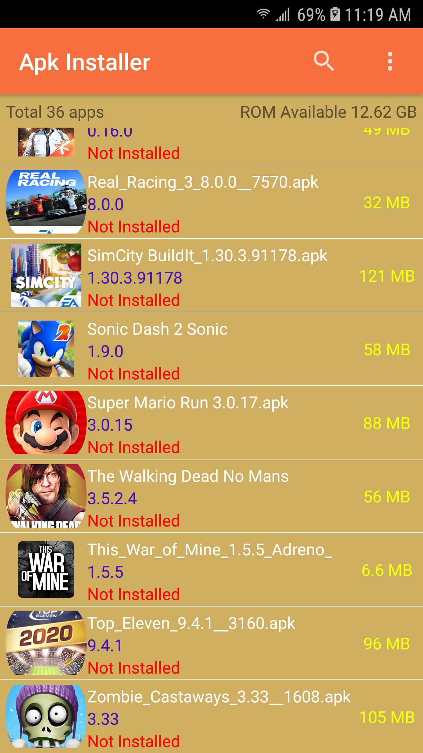 اسکرین شات 3 برنامه Apk Installer