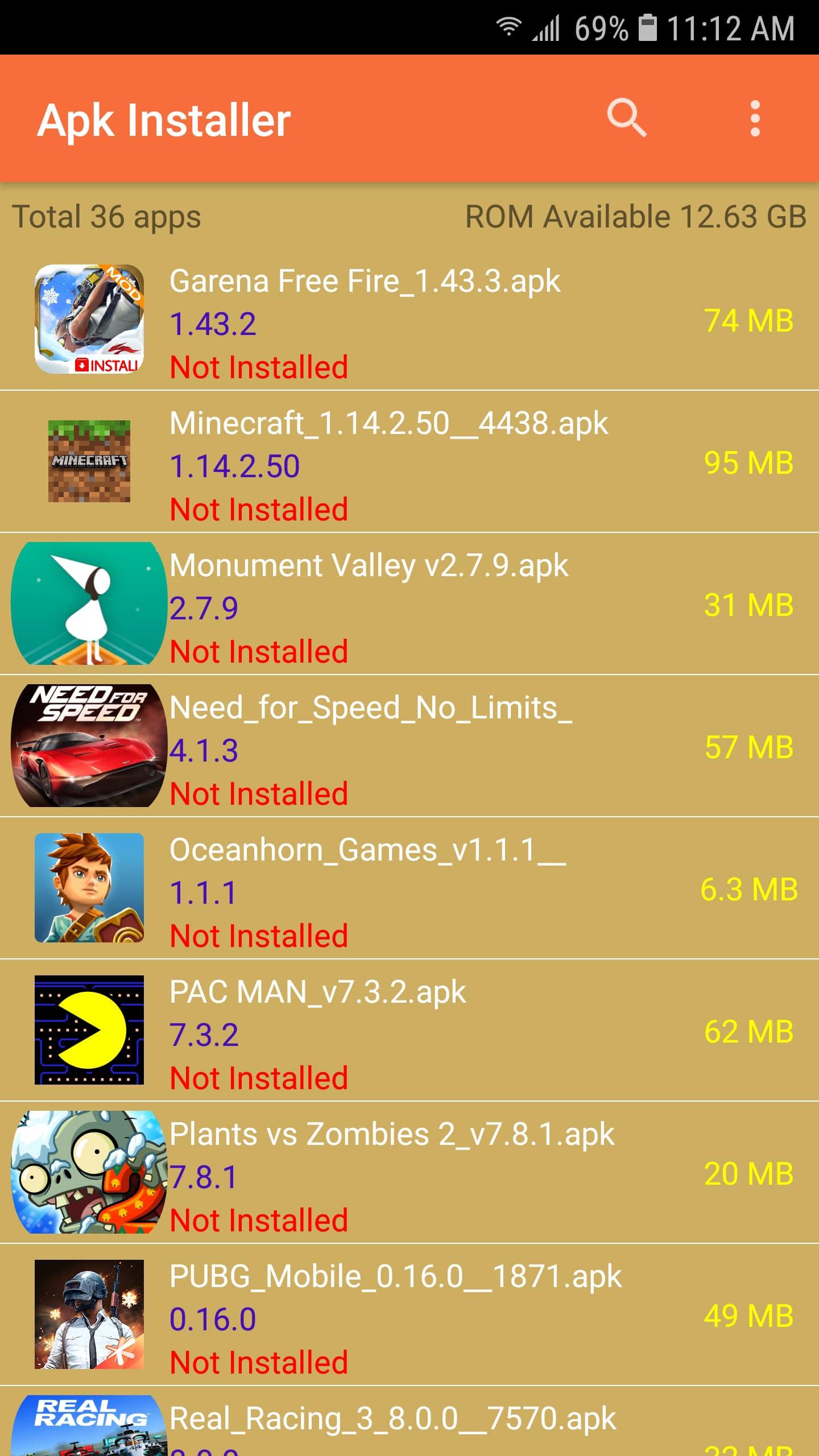 اسکرین شات 1 برنامه Apk Installer