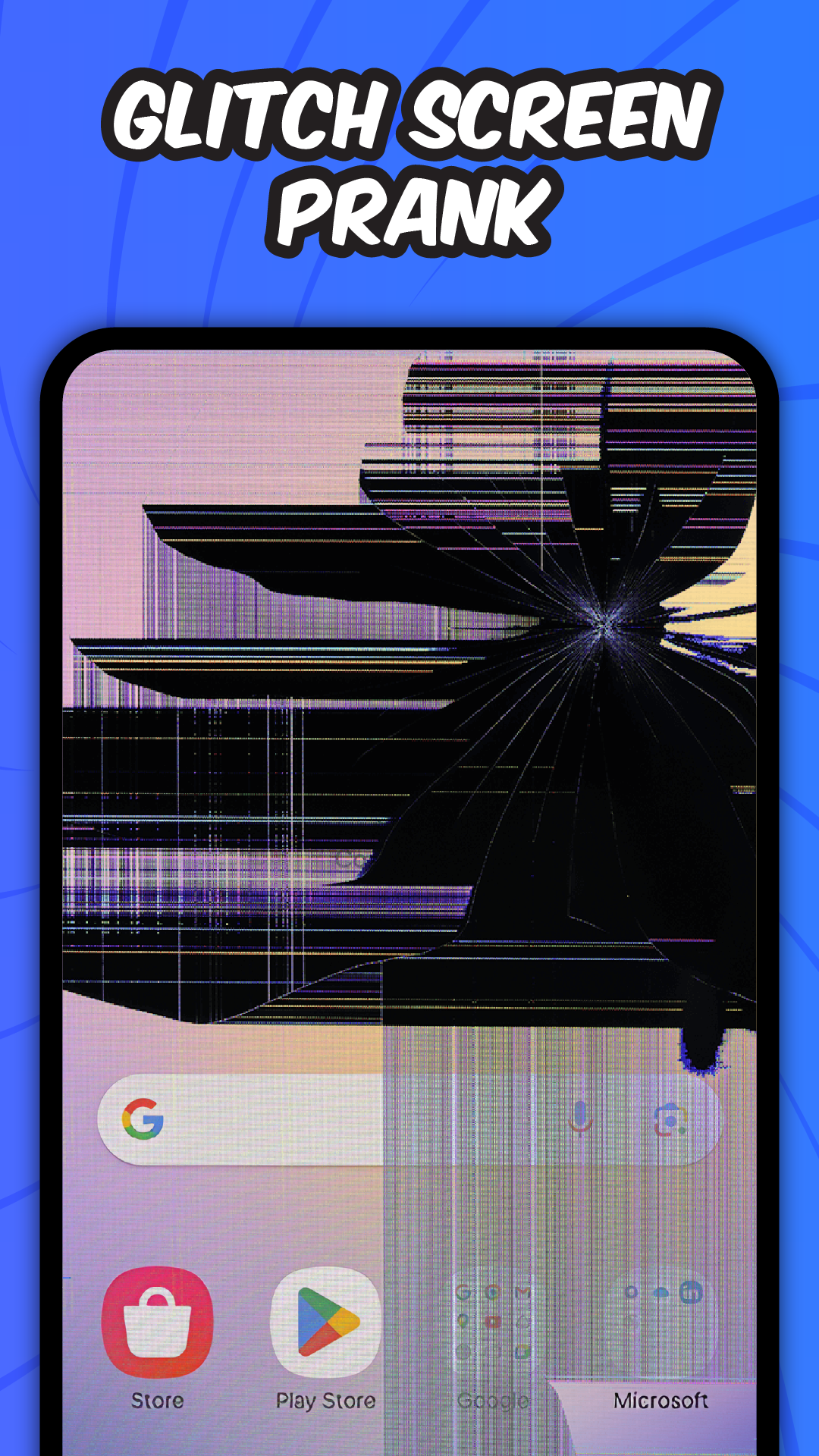 اسکرین شات 3 برنامه Broken Screen Prank On Touch