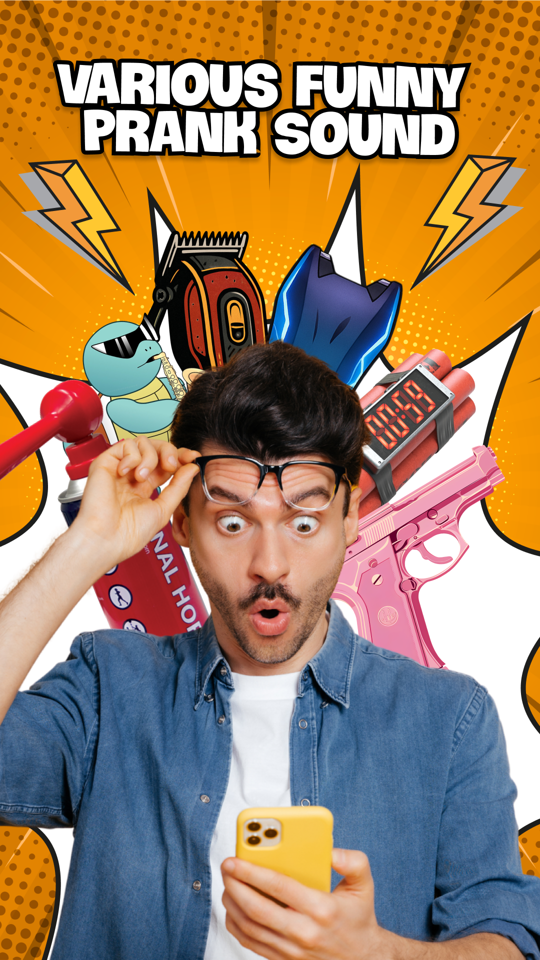 اسکرین شات 1 برنامه Airhorn Sound - Ham Horn App