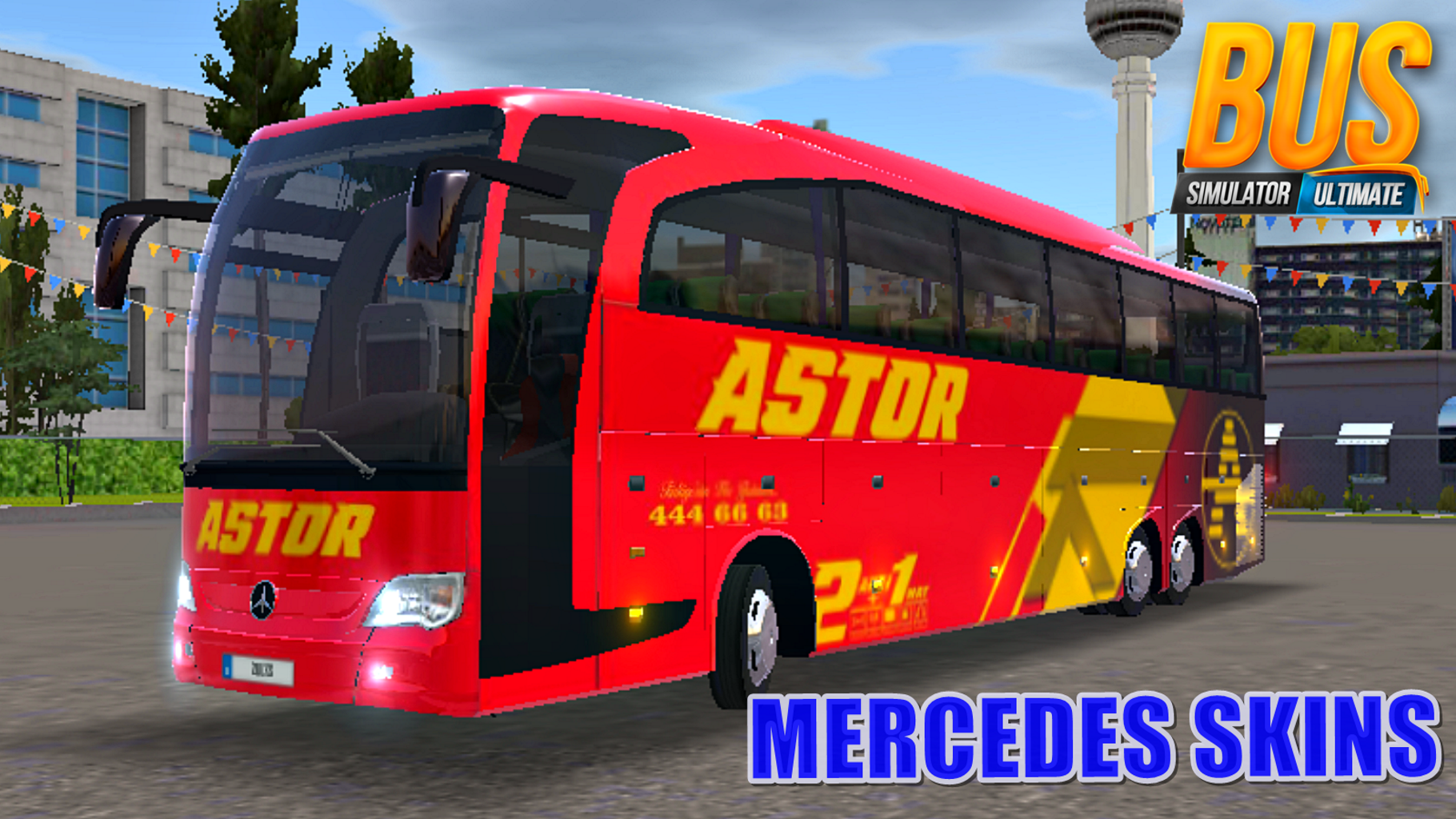 اسکرین شات 2 برنامه Skin Bus Simulator Ultimate