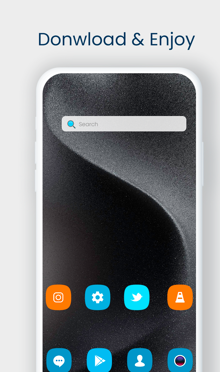 اسکرین شات 5 برنامه IPHONE 15 Pro Theme & Launcher