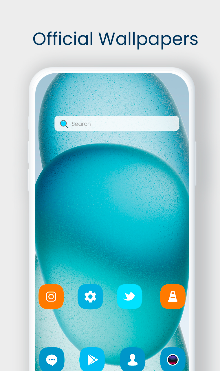 اسکرین شات 4 برنامه IPHONE 15 Pro Theme & Launcher