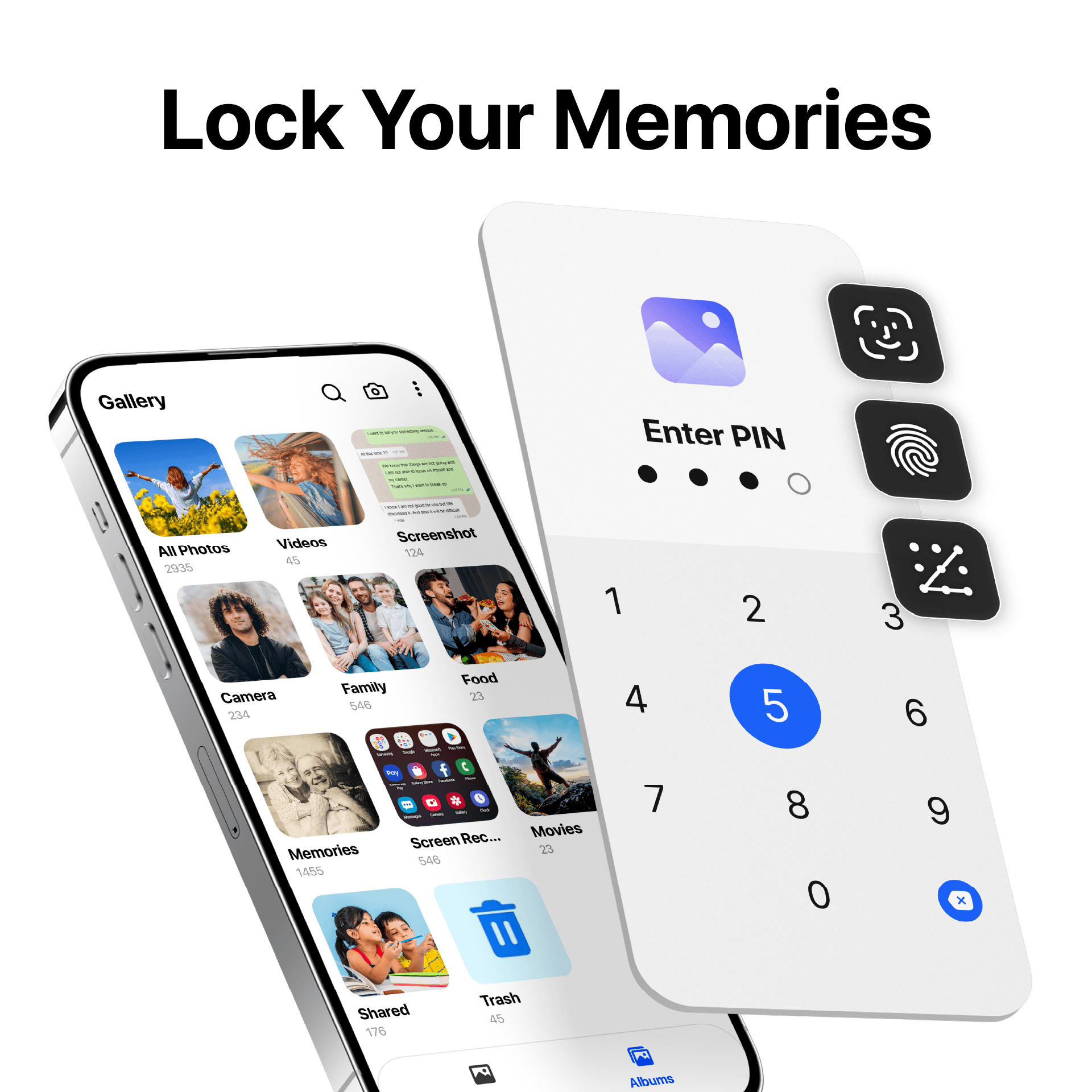 اسکرین شات 1 برنامه Gallery - Private Photo Vault