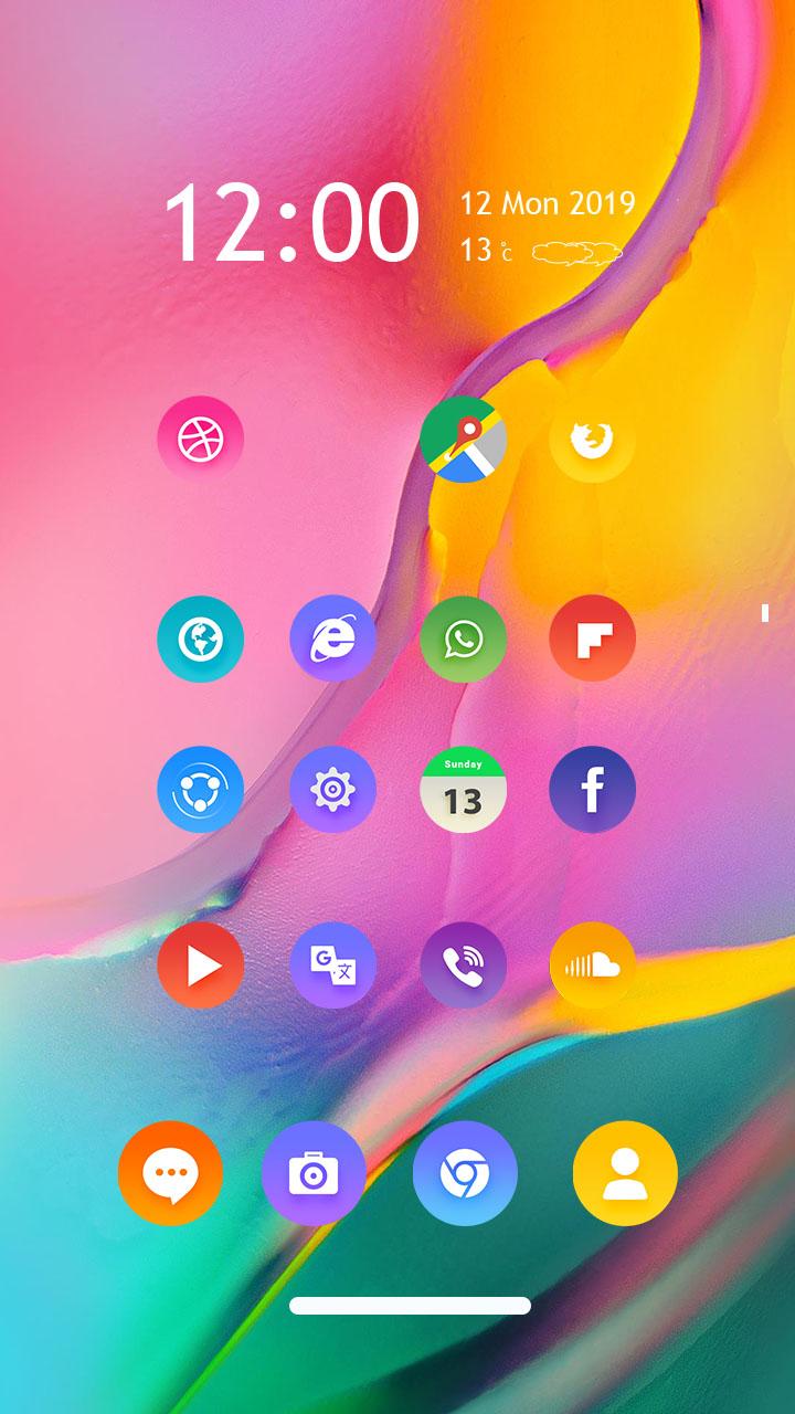 اسکرین شات 2 برنامه Samsung Galaxy Tab S6 Launcher