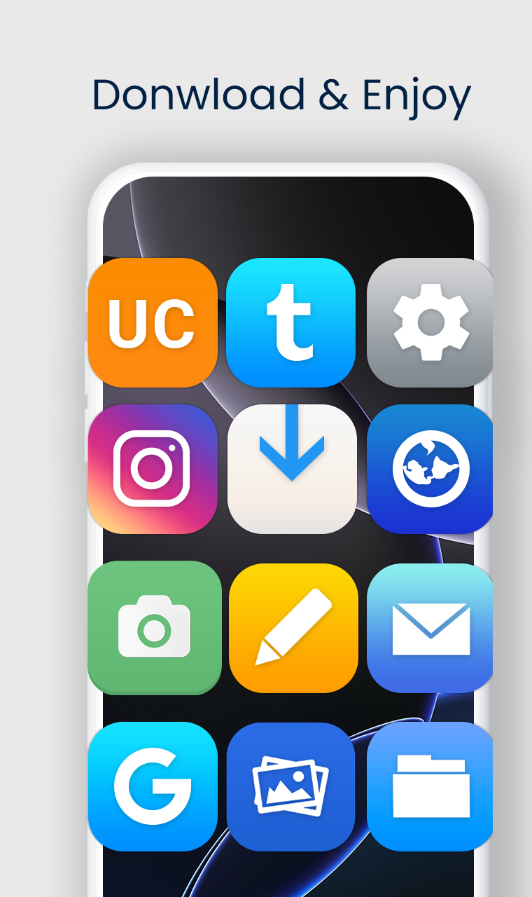اسکرین شات 5 برنامه I PHone Se 2024 Theme & Lunchr