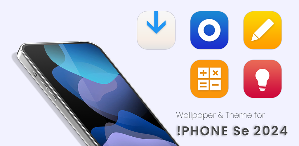 اسکرین شات 1 برنامه I PHone Se 2024 Theme & Lunchr