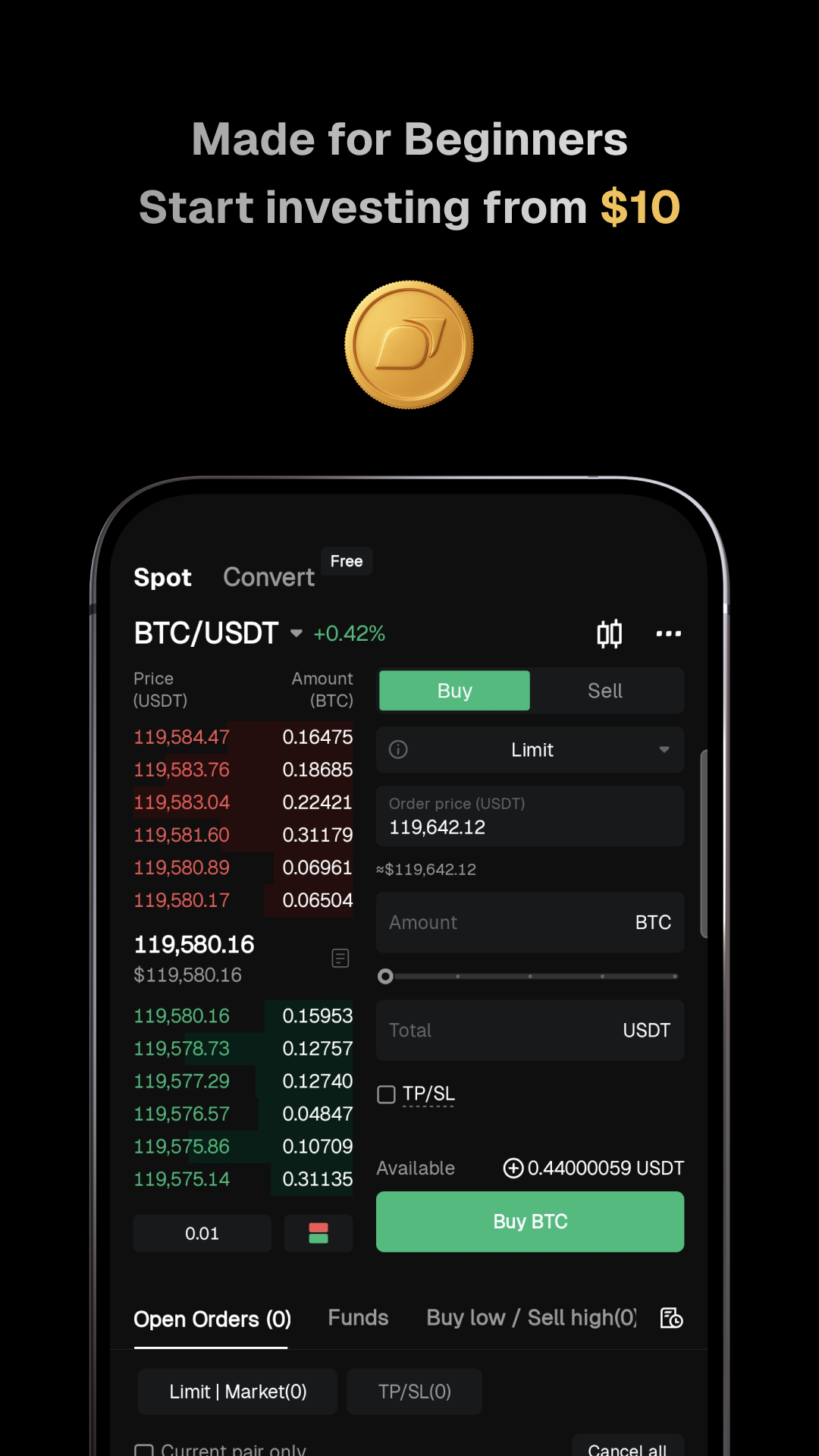 اسکرین شات 3 برنامه Bitunix Pro: Trade Bitcoin