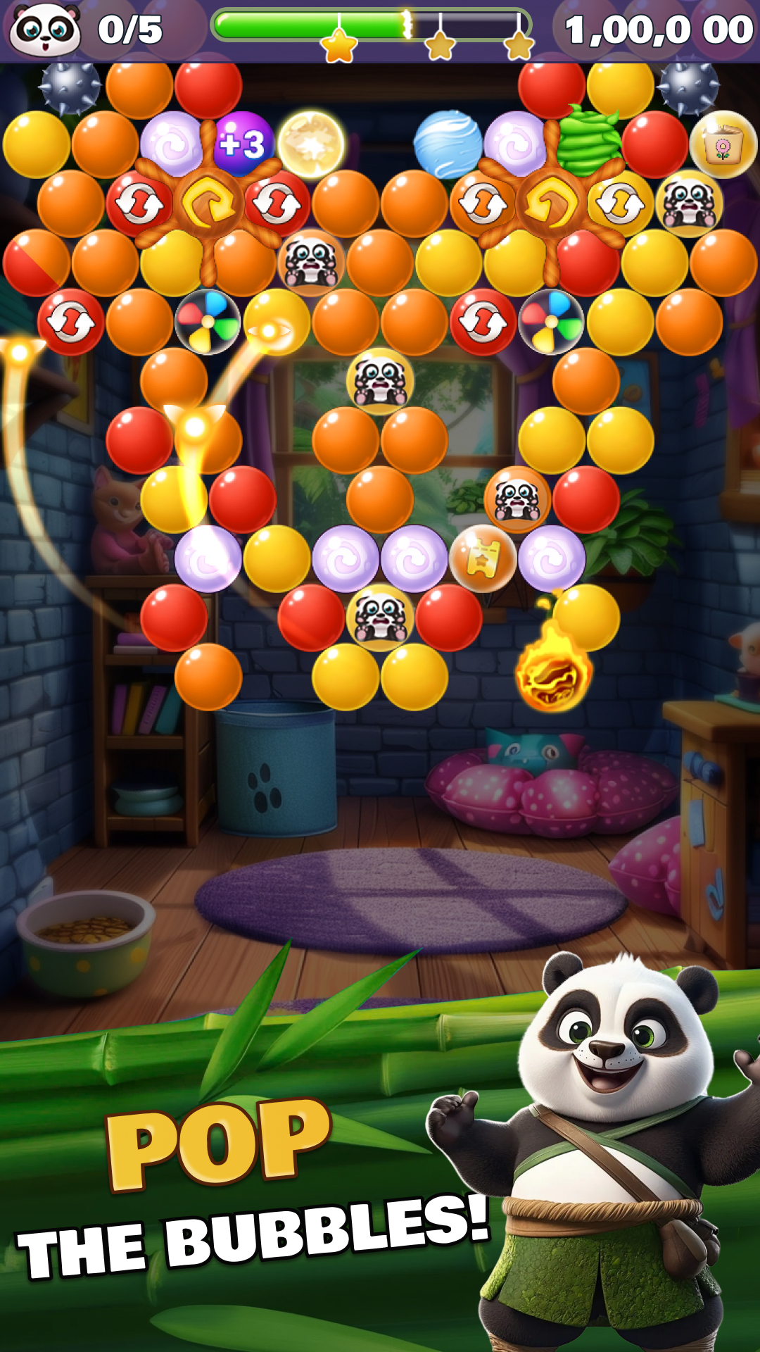 اسکرین شات 8 بازی Bubble Shooter Sweet Panda